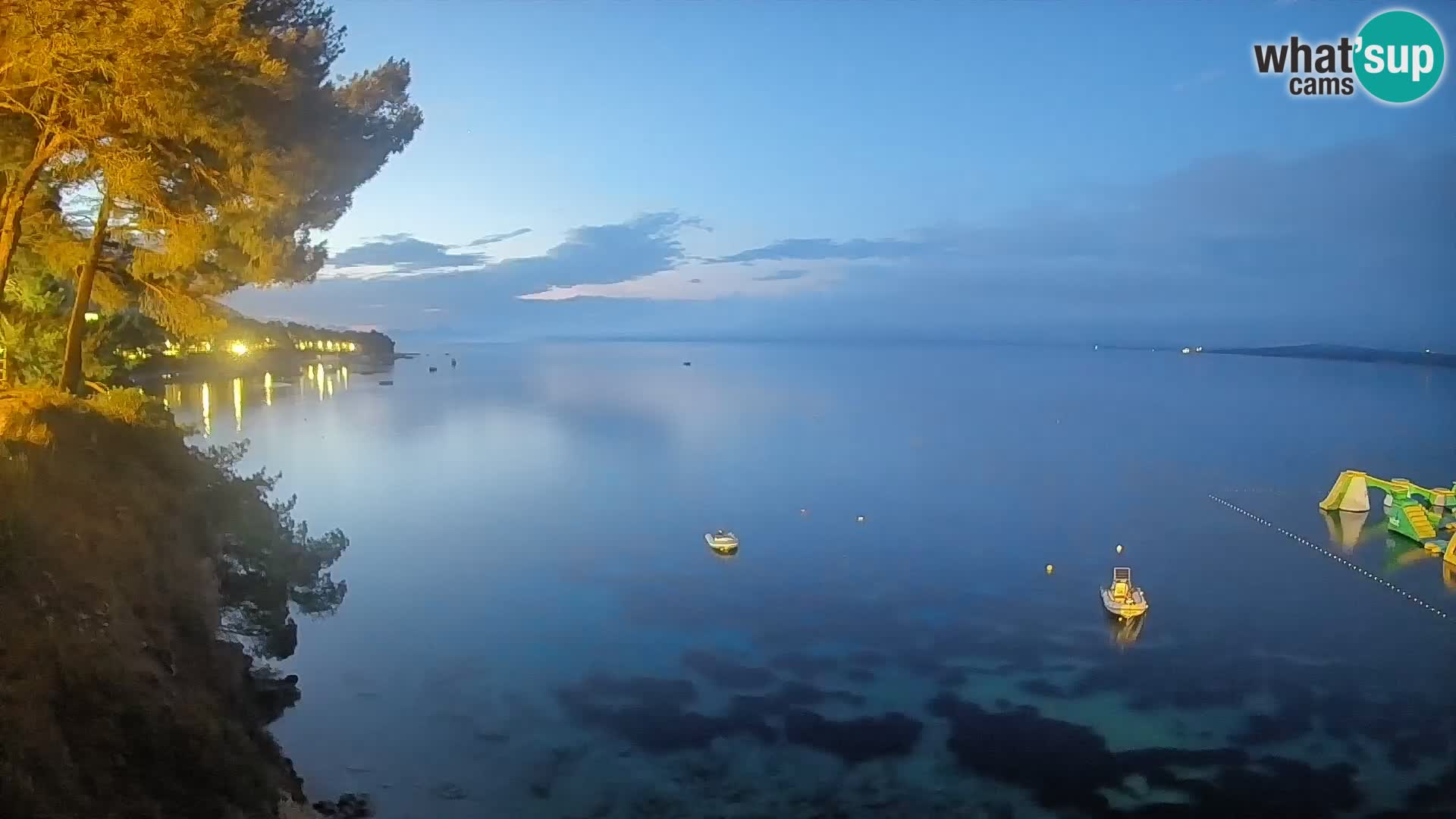 Webcam plage Potočine Bol – Vue en direct sur Borak Beach, île de Brač