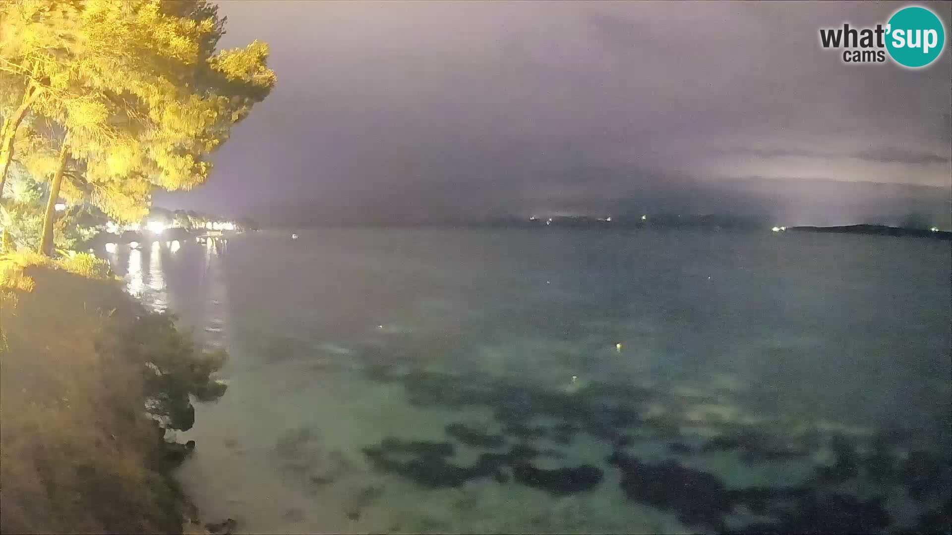 Webcam Spiaggia Potočine Bol – Vista live sulla spiaggia Borak, Isola di Brač