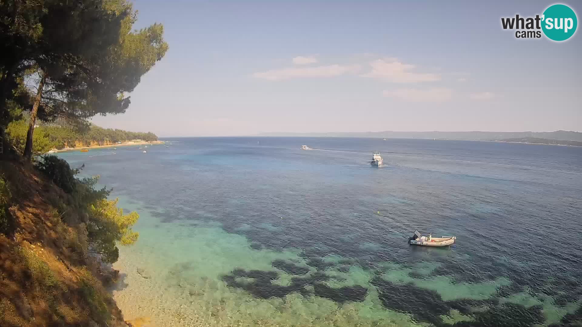 Webcam Strand Potočine Bol – Liveblick auf Borak Beach, Insel Brač
