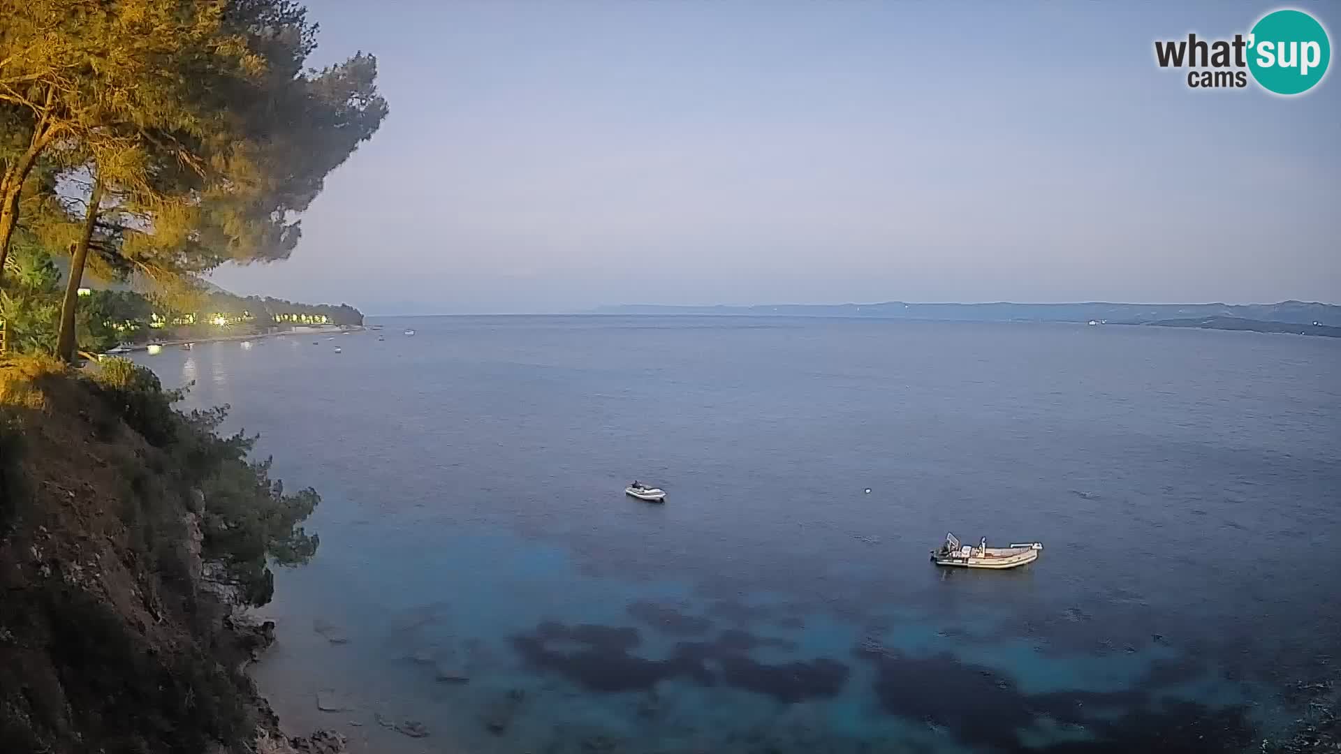 Webcam Playa Potočine Bol – Vista en vivo de Borak Beach, Isla de Brač