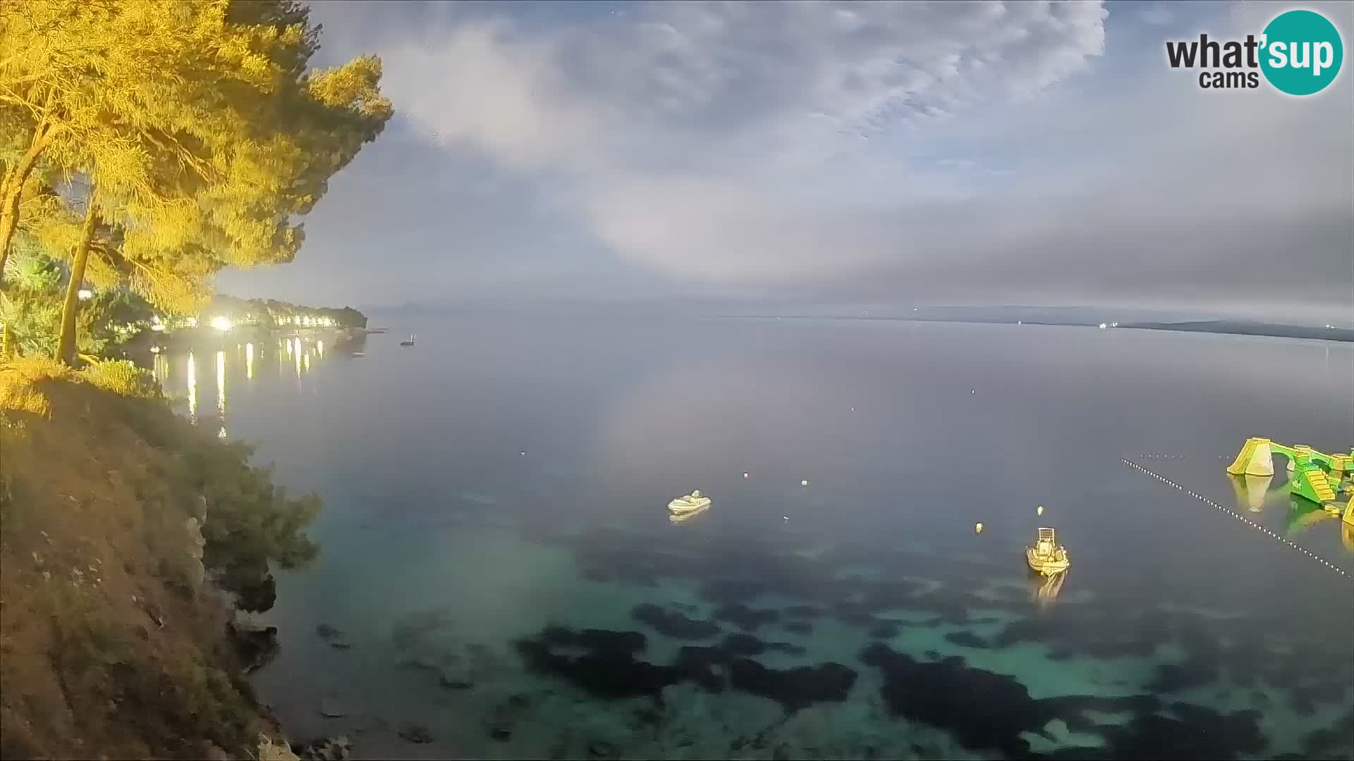 Webcam plage Potočine Bol – Vue en direct sur Borak Beach, île de Brač
