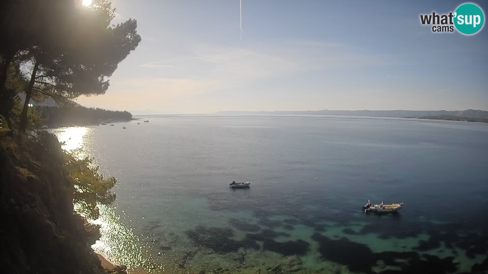 Webcam plage Potočine Bol – Vue en direct sur Borak Beach, île de Brač