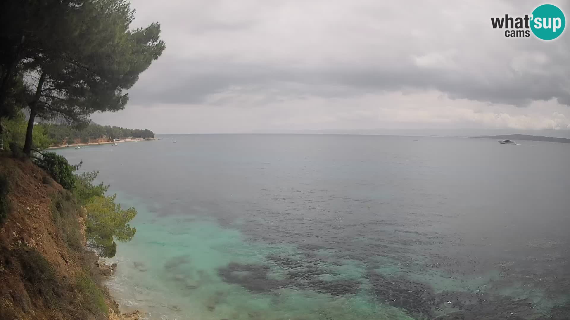 Webcam Strand Potočine Bol – Liveblick auf Borak Beach, Insel Brač