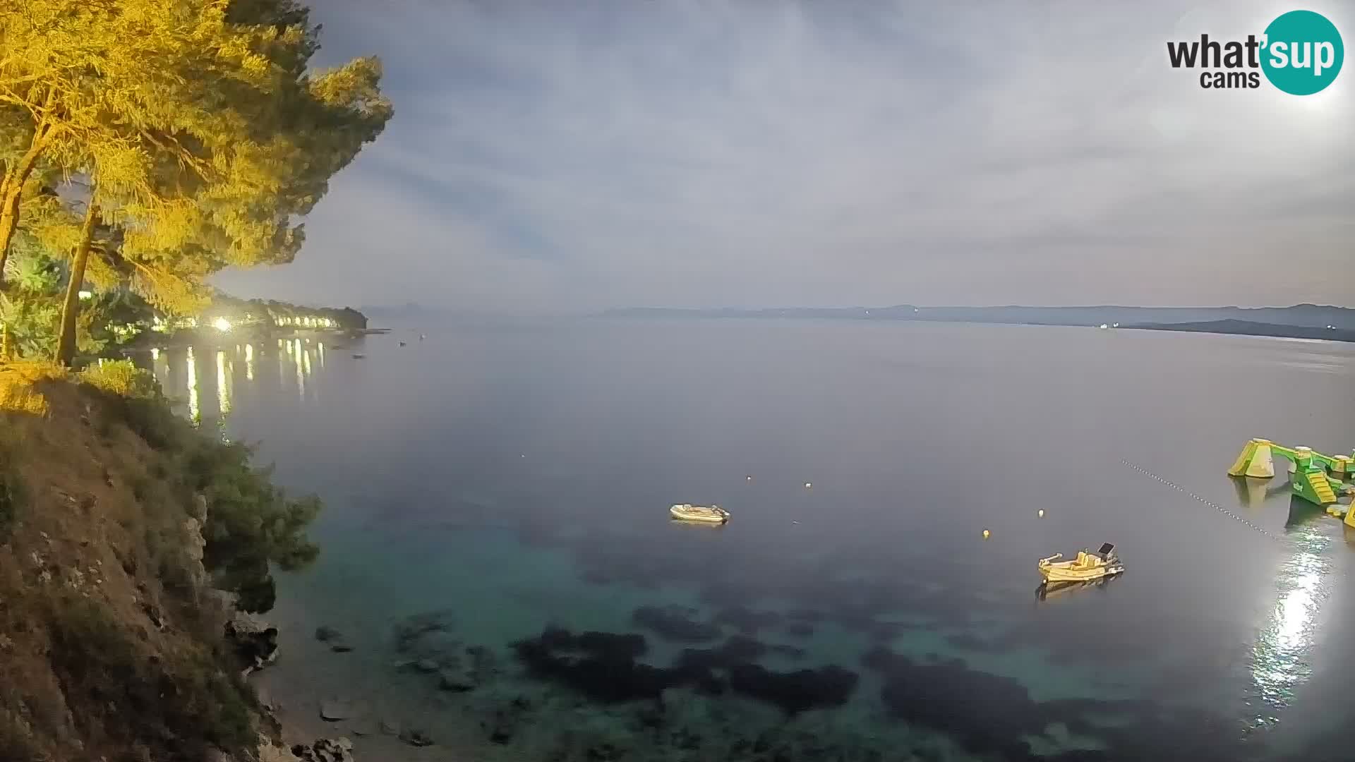 Webcam Playa Potočine Bol – Vista en vivo de Borak Beach, Isla de Brač