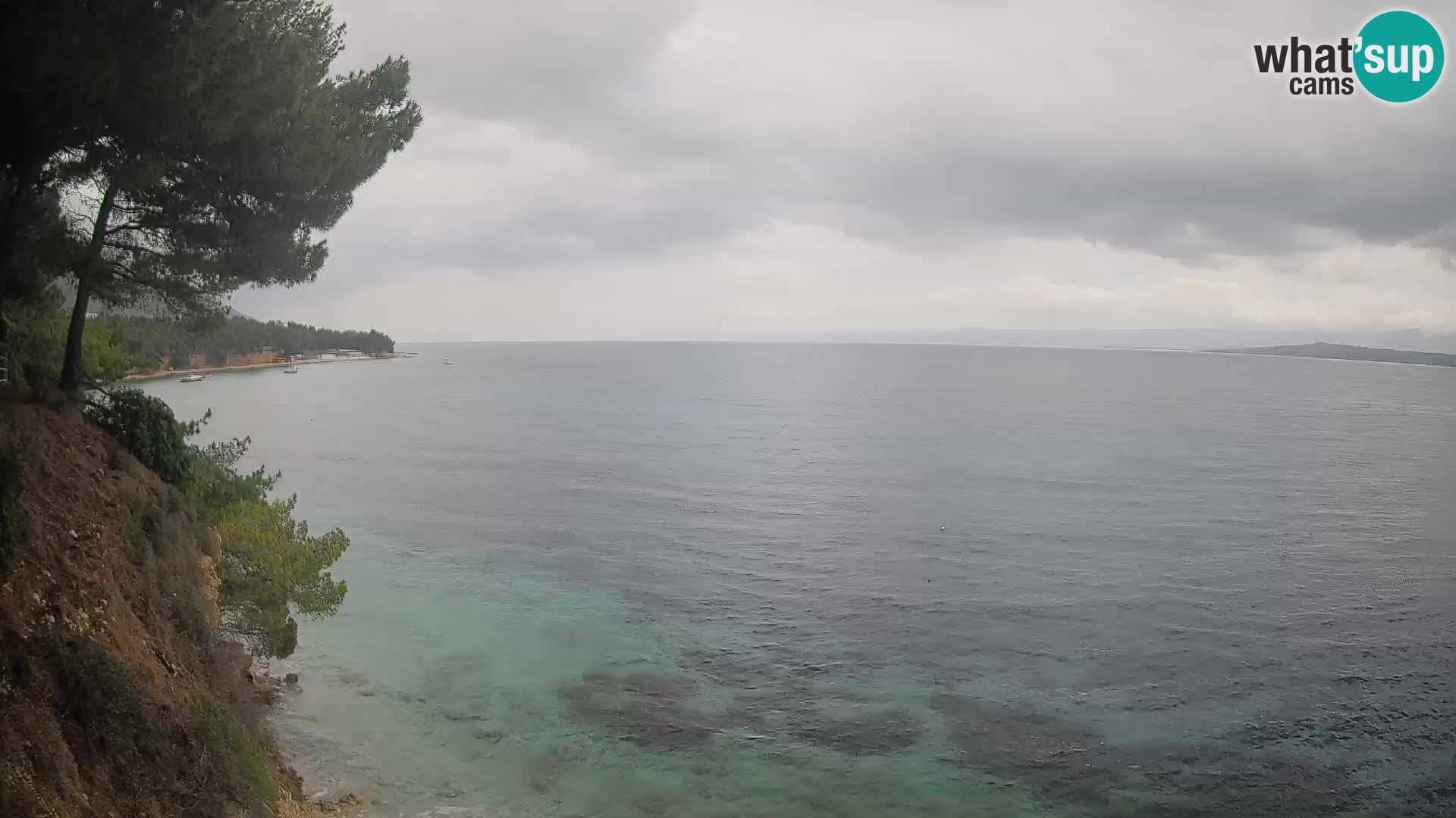 Web kamera Potočine Bol – Pogled uživo na plažu Borak, otok Brač