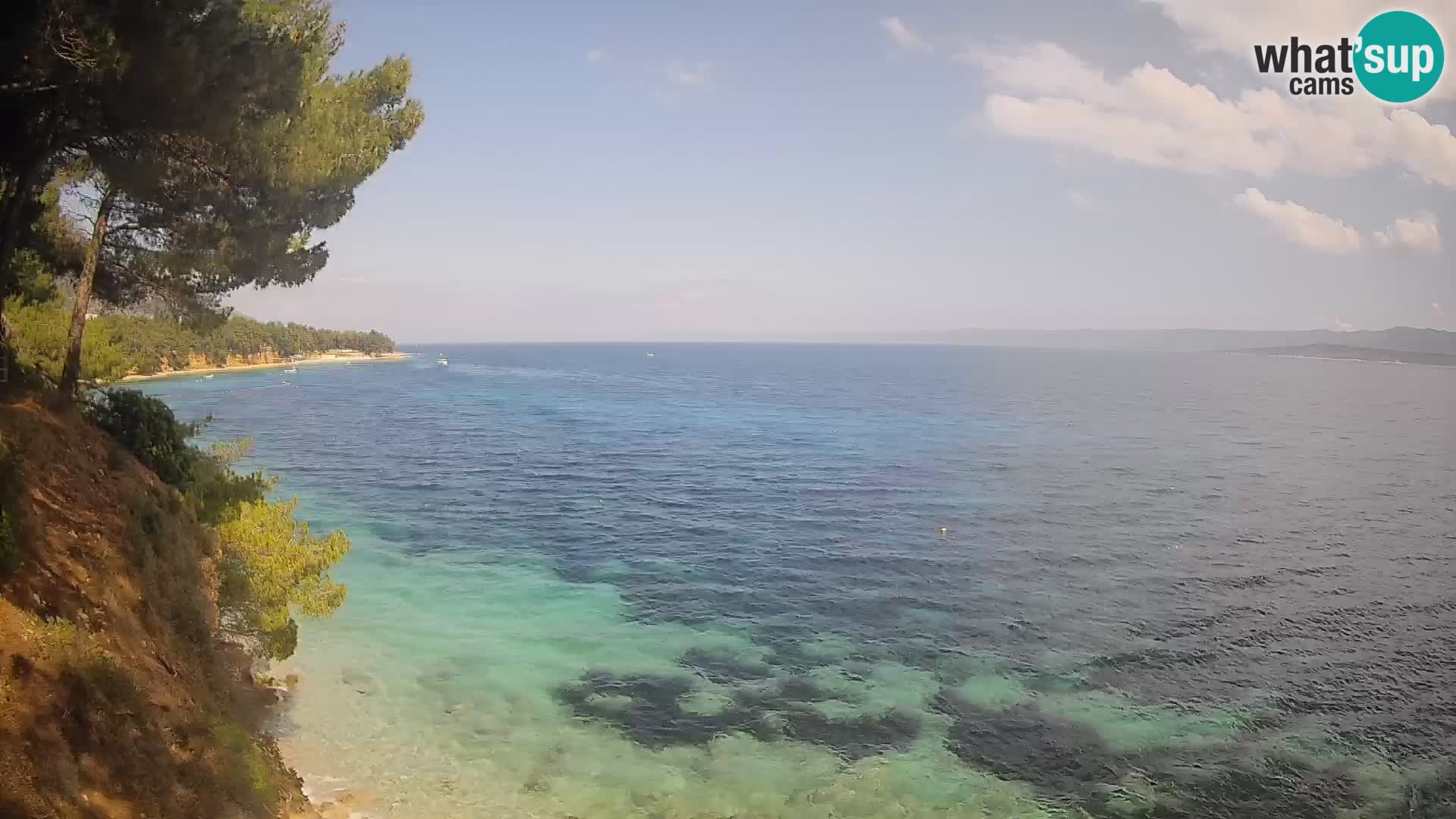 Webcam Strand Potočine Bol – Liveblick auf Borak Beach, Insel Brač
