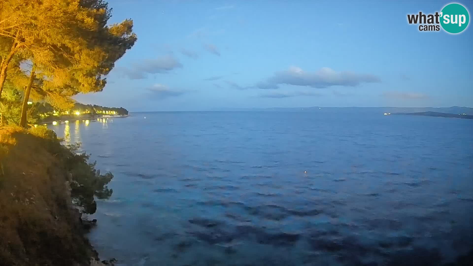 Webcam Playa Potočine Bol – Vista en vivo de Borak Beach, Isla de Brač