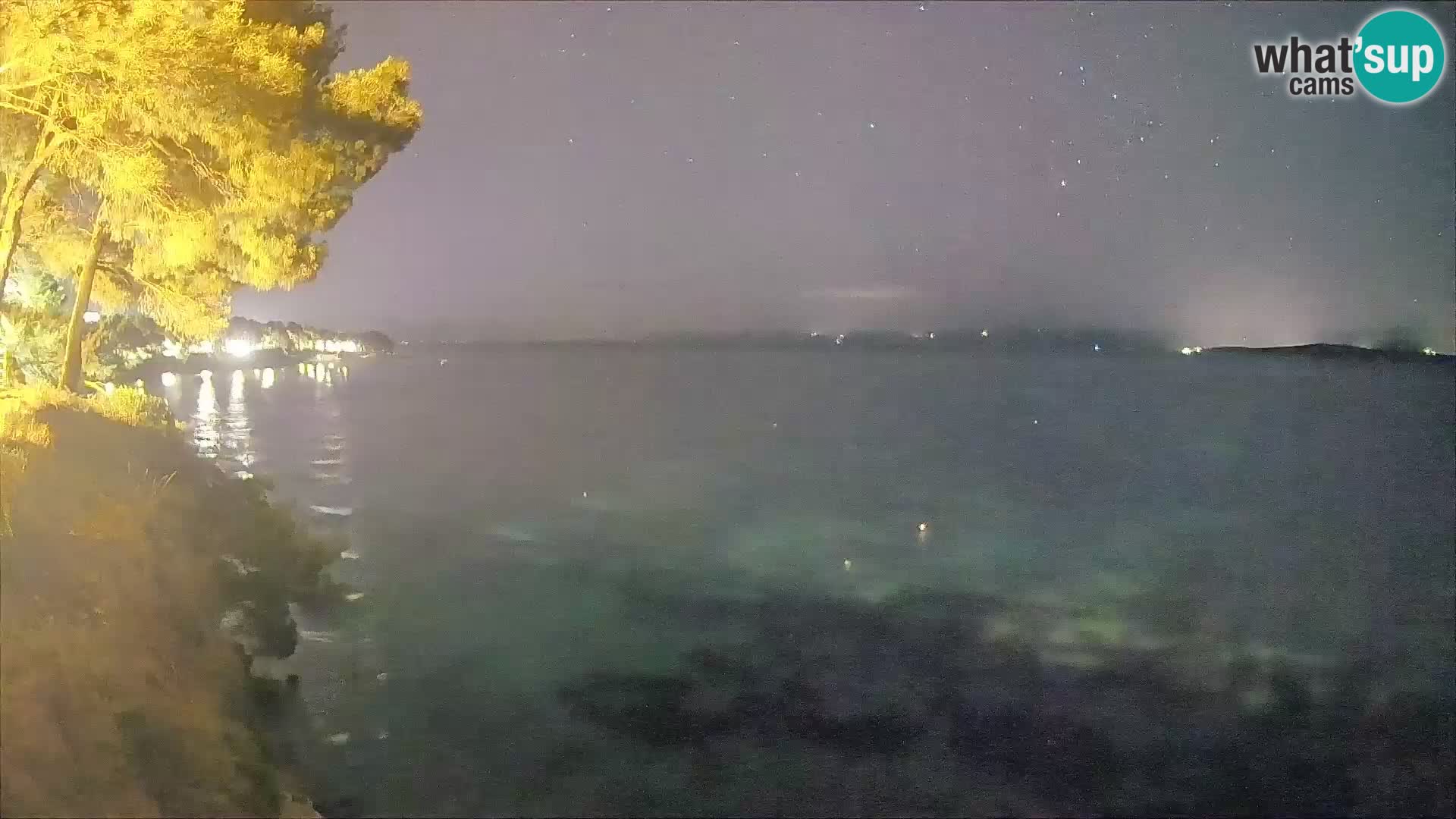 Webcam Spiaggia Potočine Bol – Vista live sulla spiaggia Borak, Isola di Brač