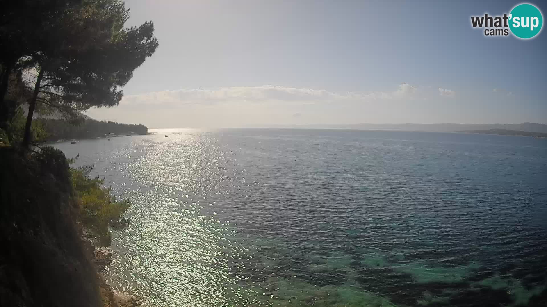 Webcam plage Potočine Bol – Vue en direct sur Borak Beach, île de Brač