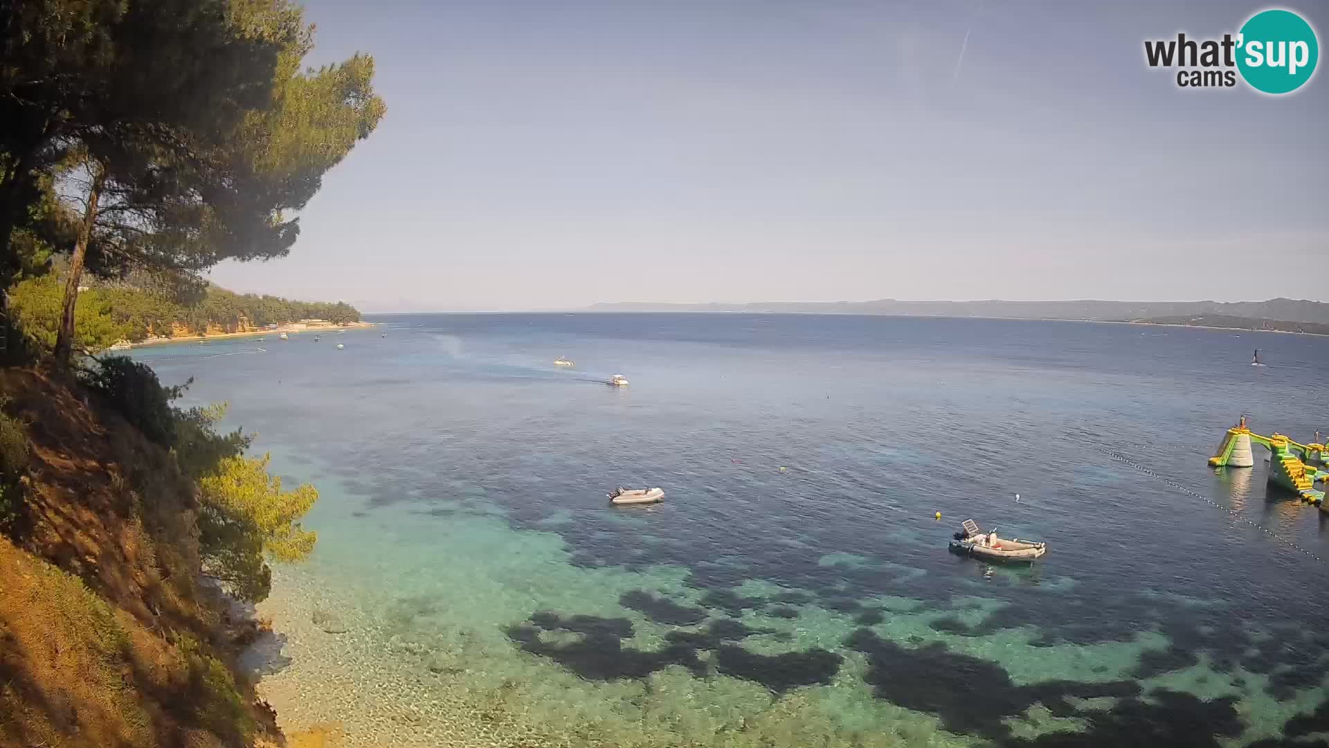 Webcam Strand Potočine Bol – Liveblick auf Borak Beach, Insel Brač