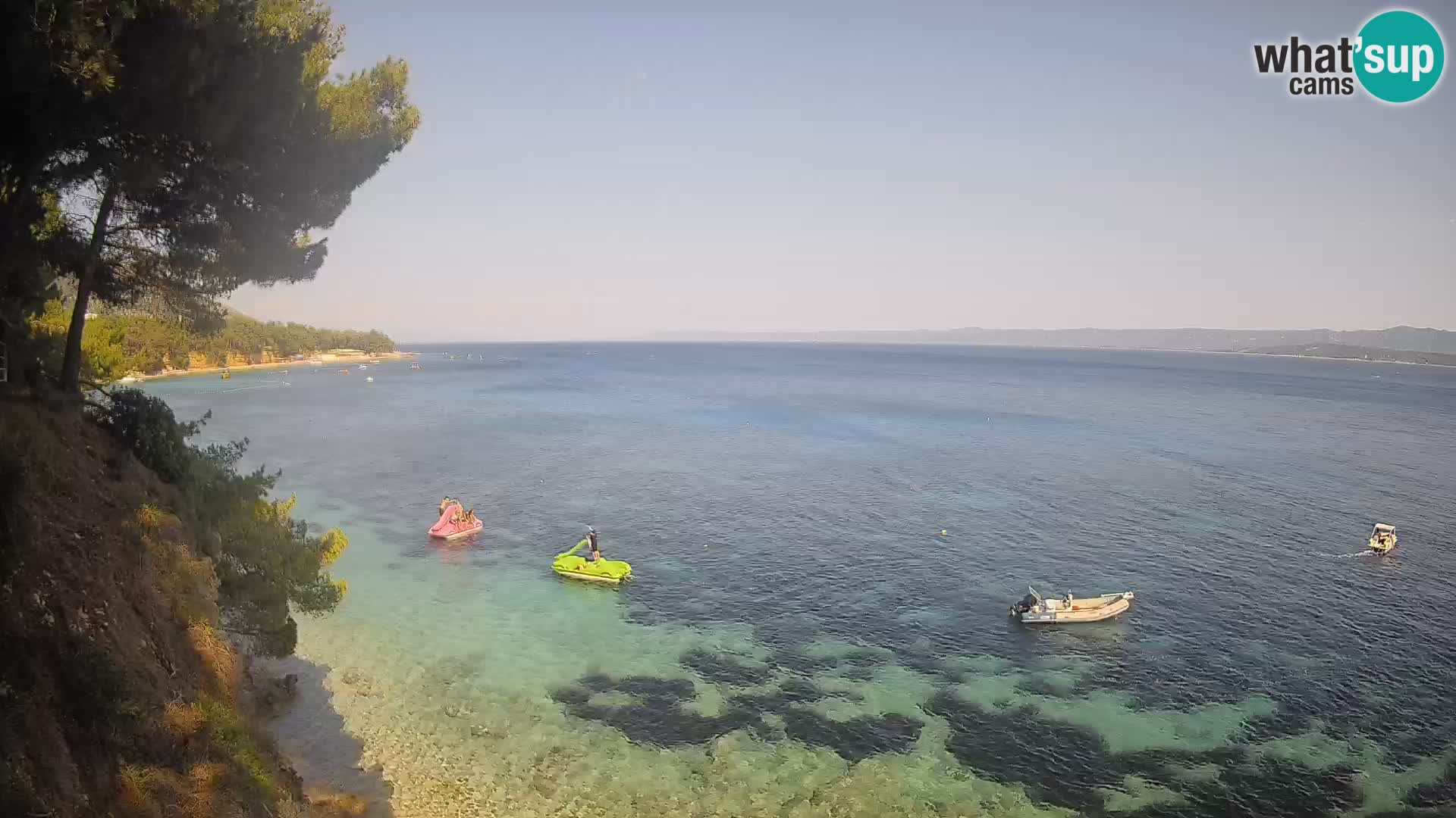 Webcam Strand Potočine Bol – Liveblick auf Borak Beach, Insel Brač