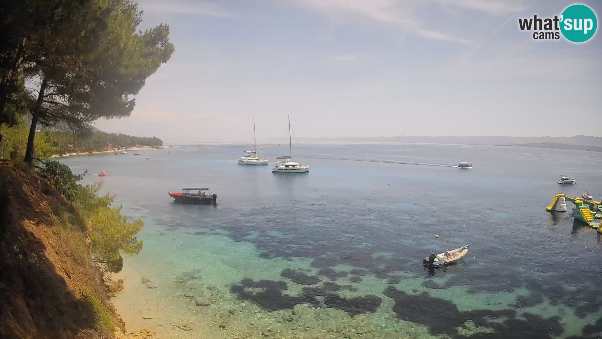 Webcam Playa Potočine Bol – Vista en vivo de Borak Beach, Isla de Brač