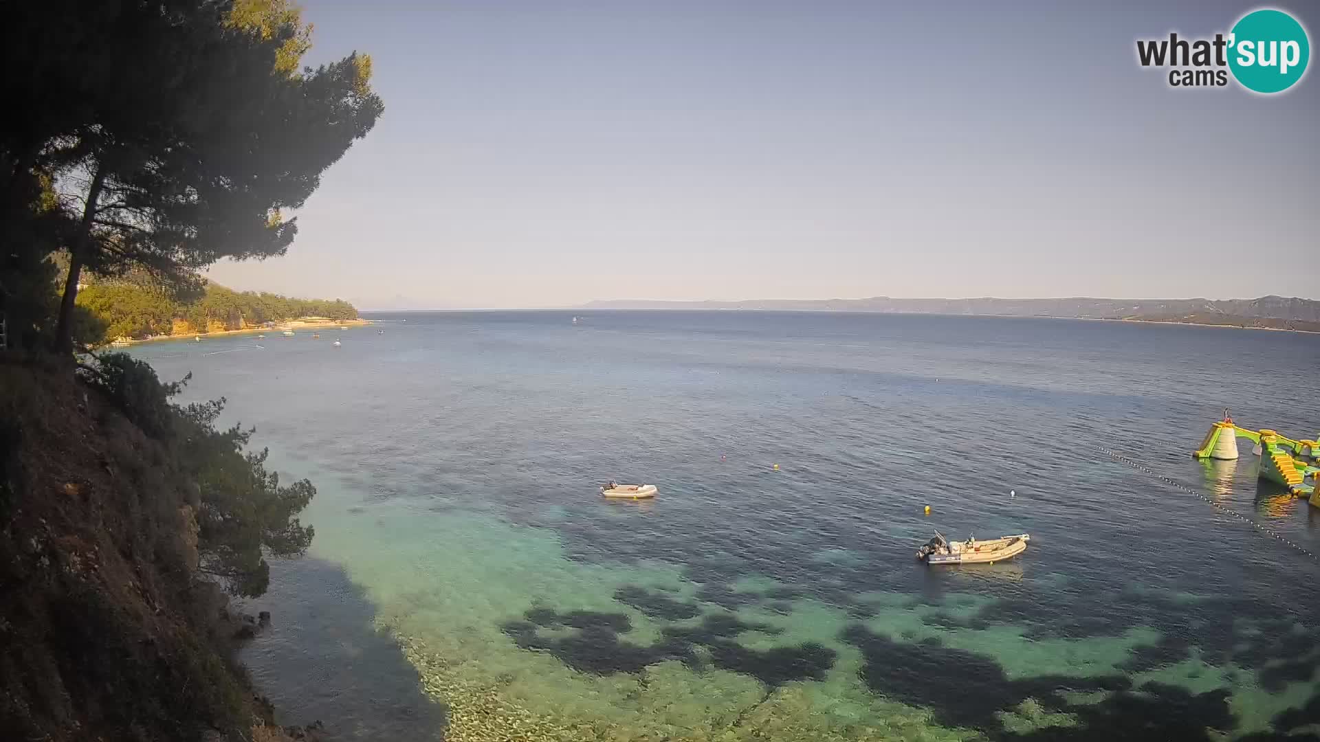 Webcam Strand Potočine Bol – Liveblick auf Borak Beach, Insel Brač