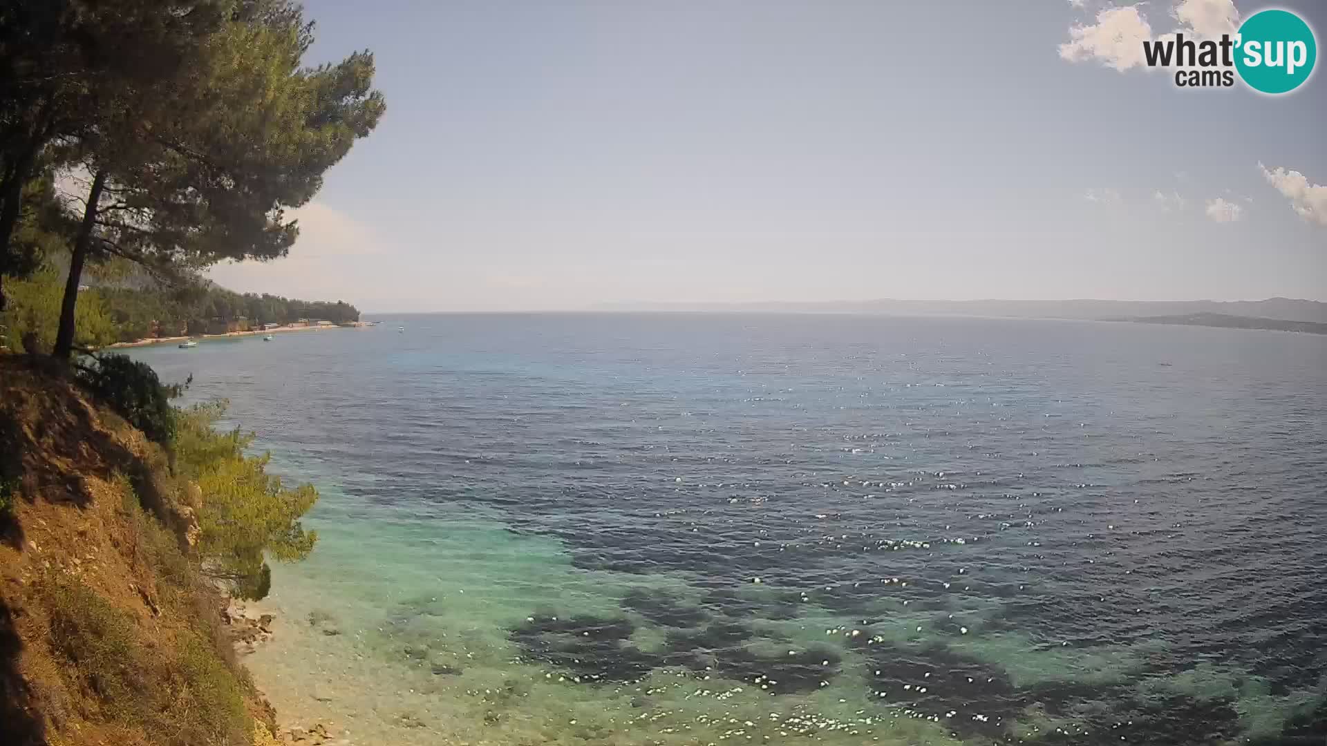 Webcam Playa Potočine Bol – Vista en vivo de Borak Beach, Isla de Brač