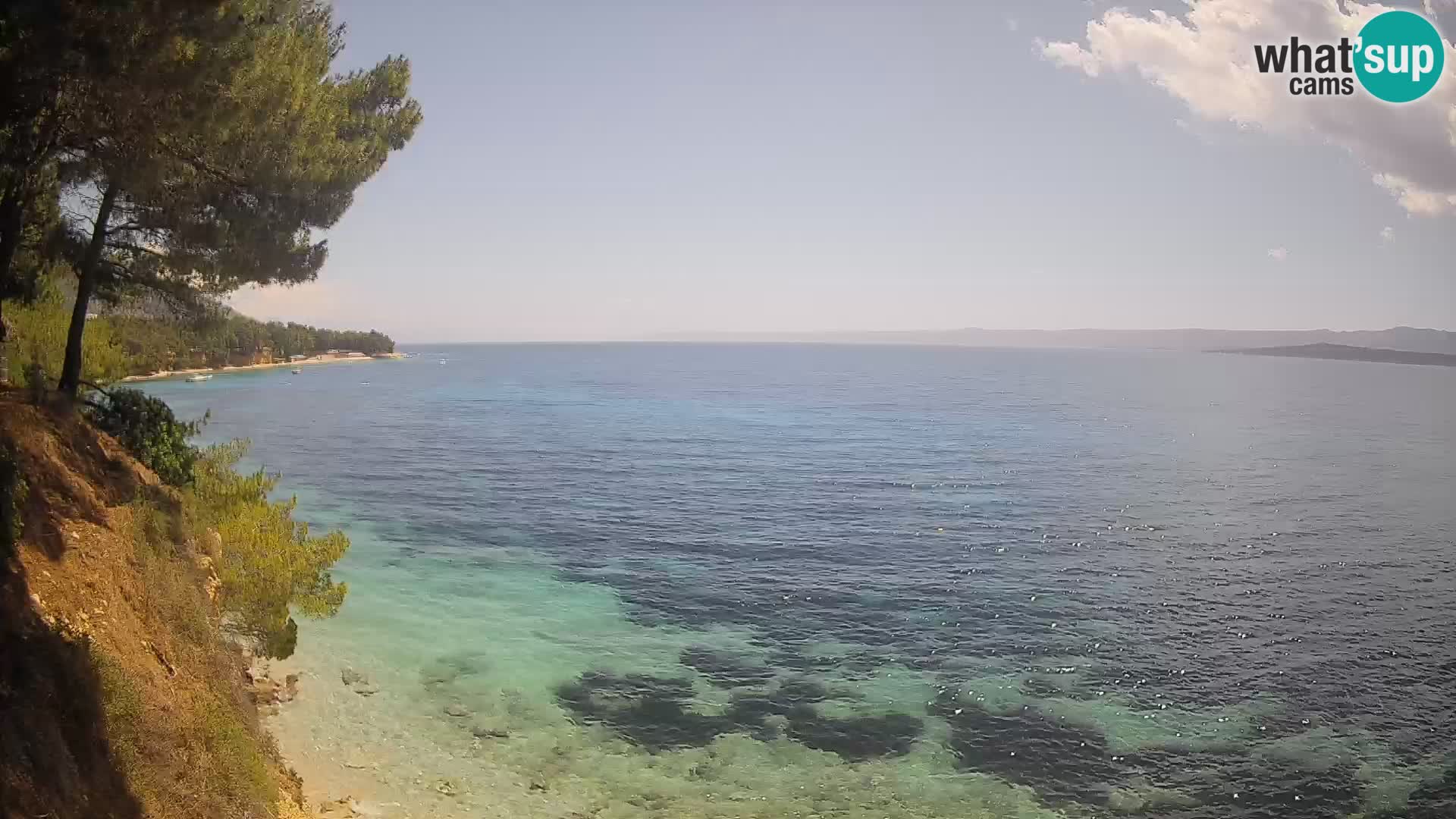 Webcam Potočine Beach Bol – Live View of Borak Beach, Brač Island