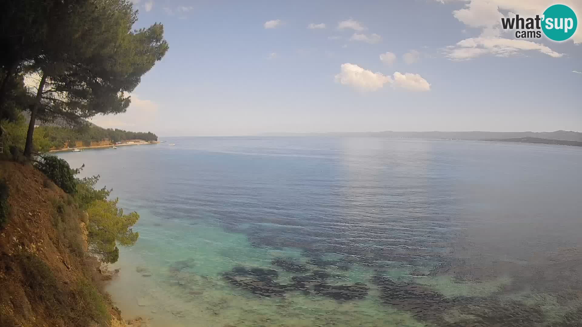 Webcam Potočine Beach Bol – Live View of Borak Beach, Brač Island