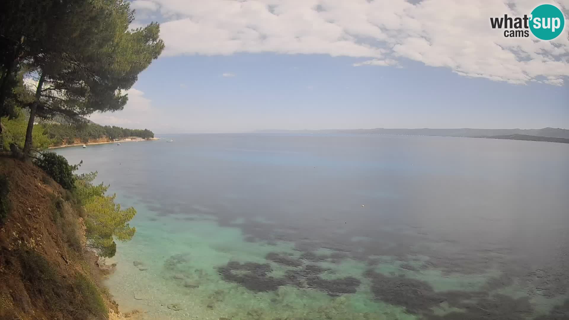 Webcam Potočine Beach Bol – Live View of Borak Beach, Brač Island