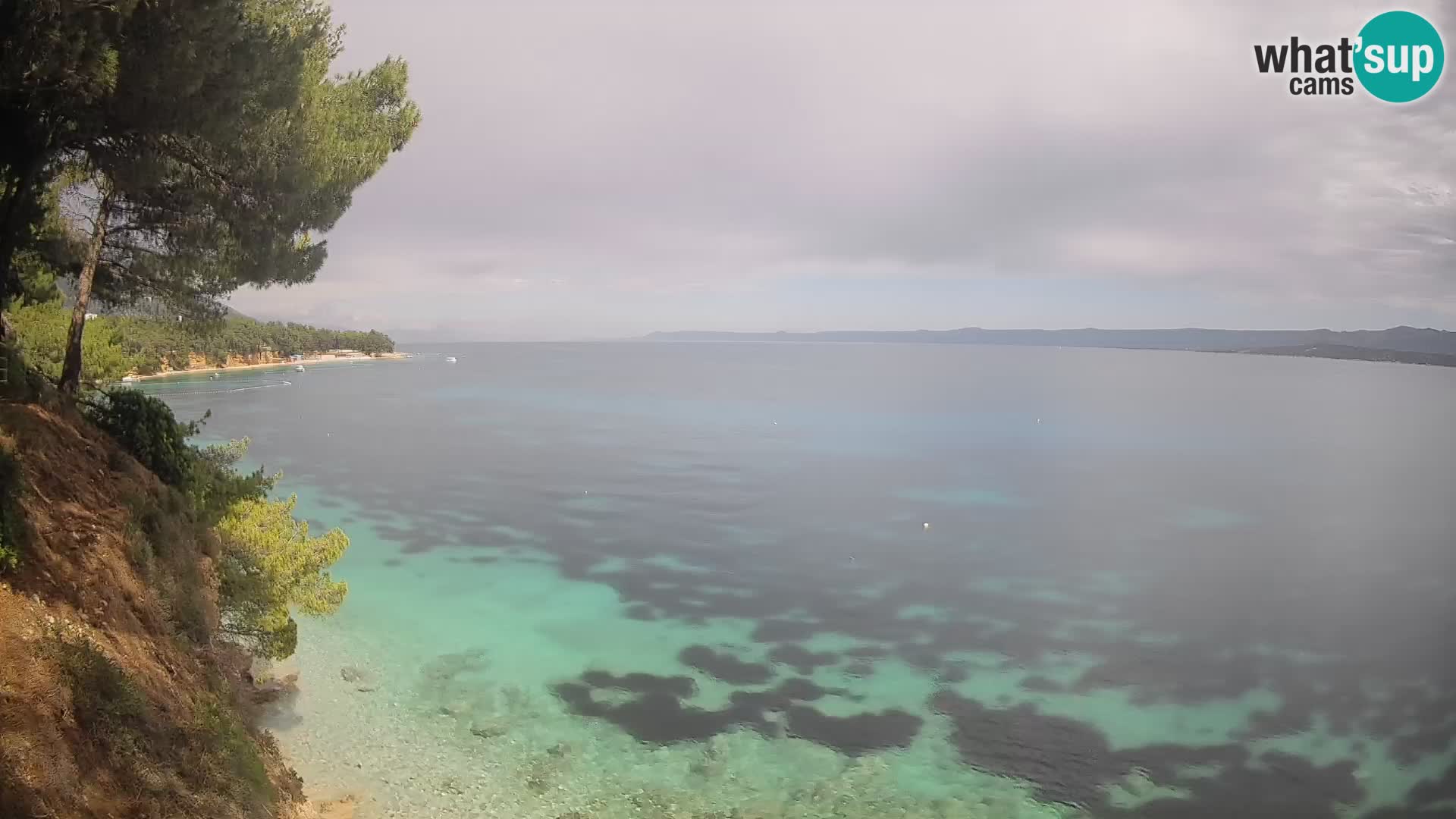 Webcam plage Potočine Bol – Vue en direct sur Borak Beach, île de Brač