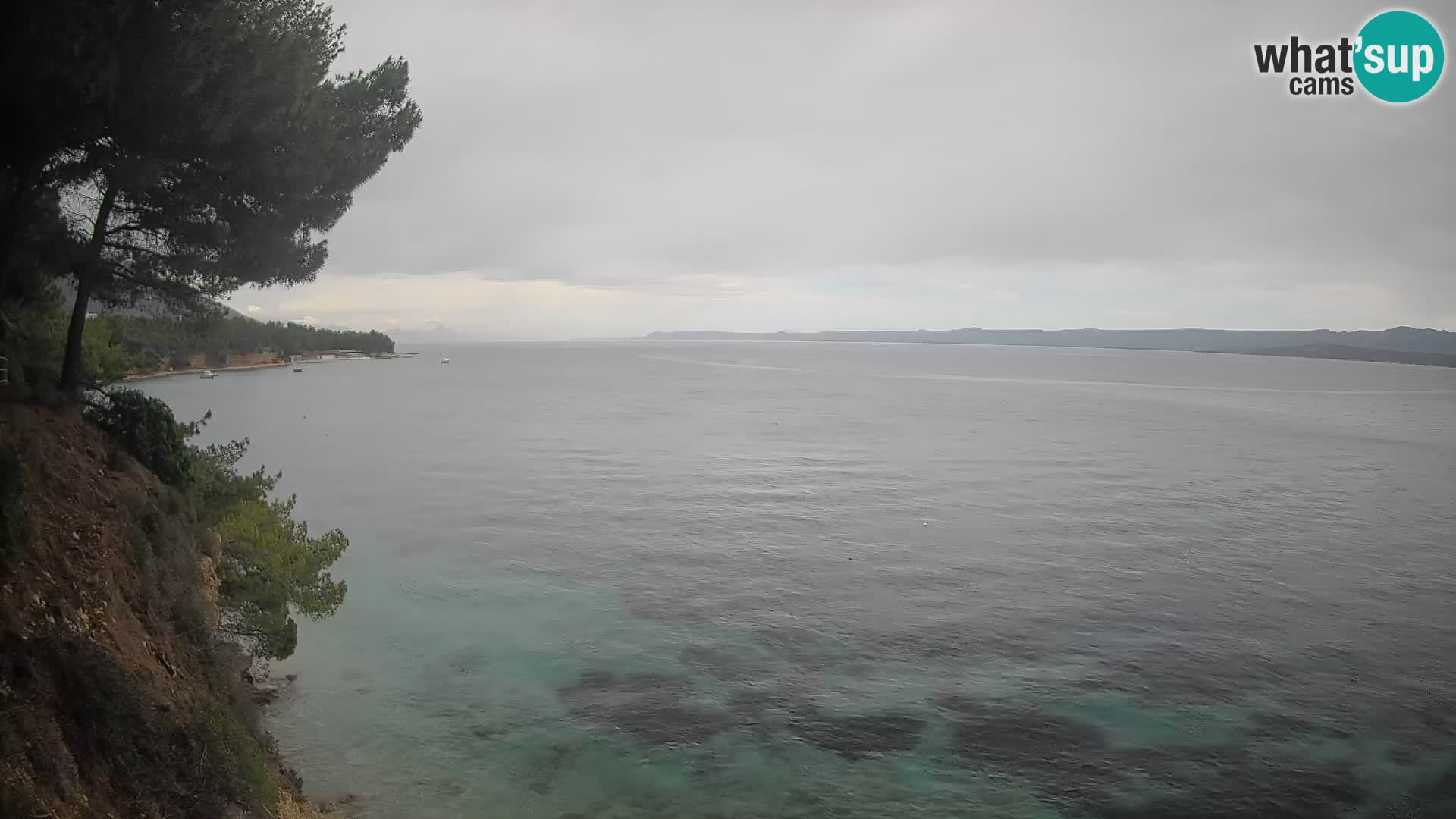 Web kamera Potočine Bol – Pogled uživo na plažu Borak, otok Brač