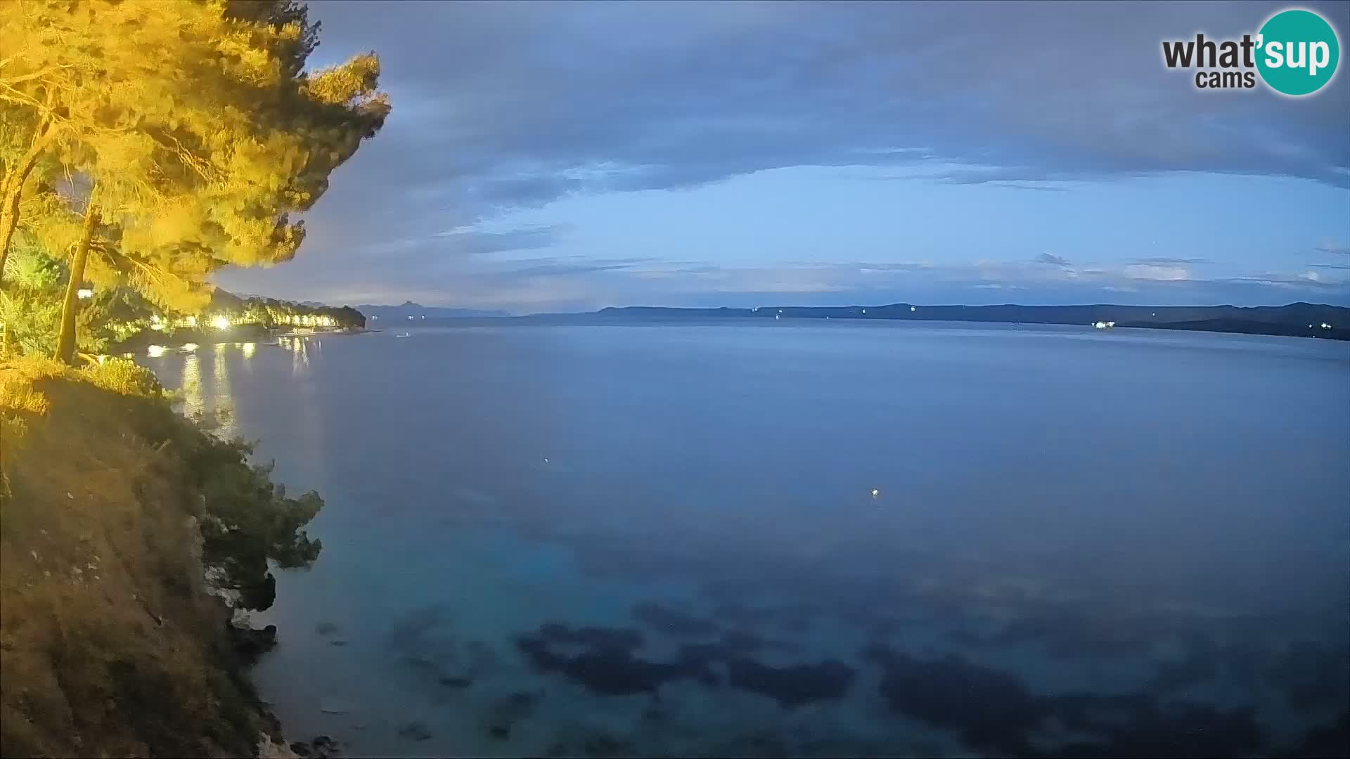 Webcam Playa Potočine Bol – Vista en vivo de Borak Beach, Isla de Brač