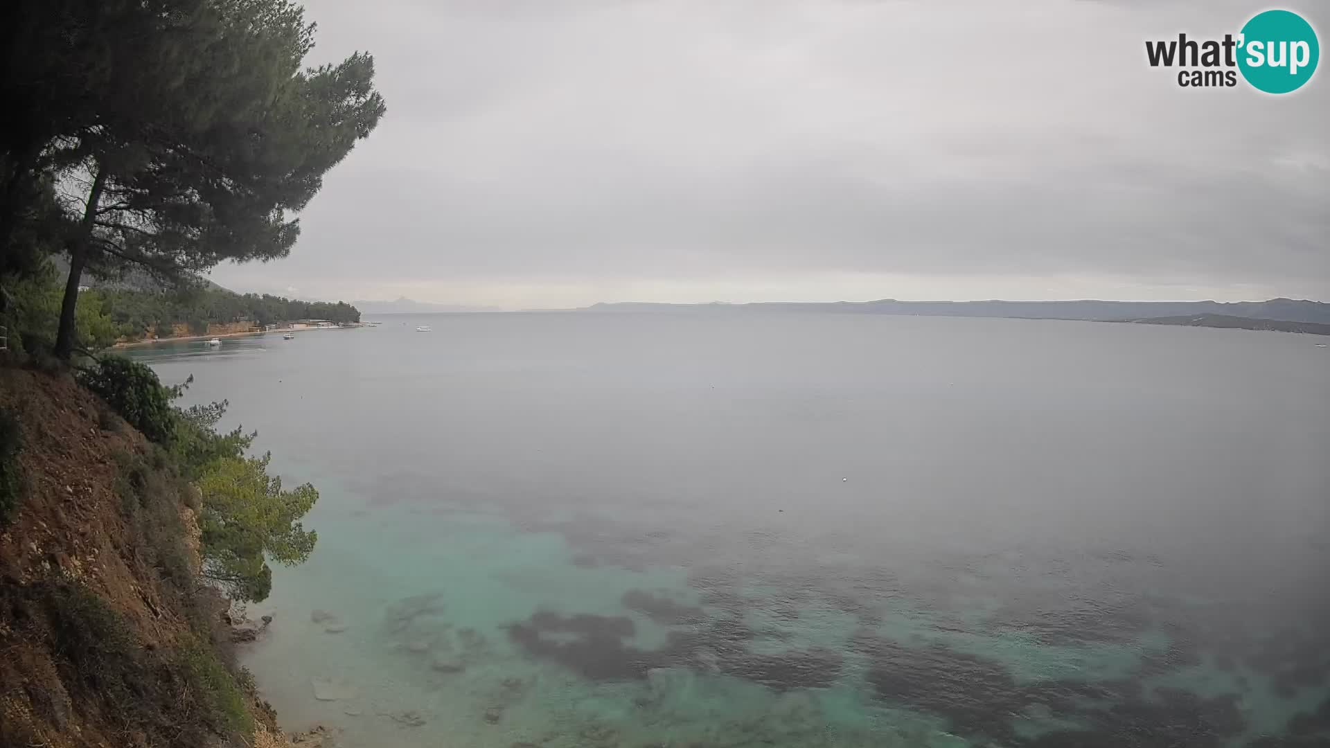 Webcam Playa Potočine Bol – Vista en vivo de Borak Beach, Isla de Brač
