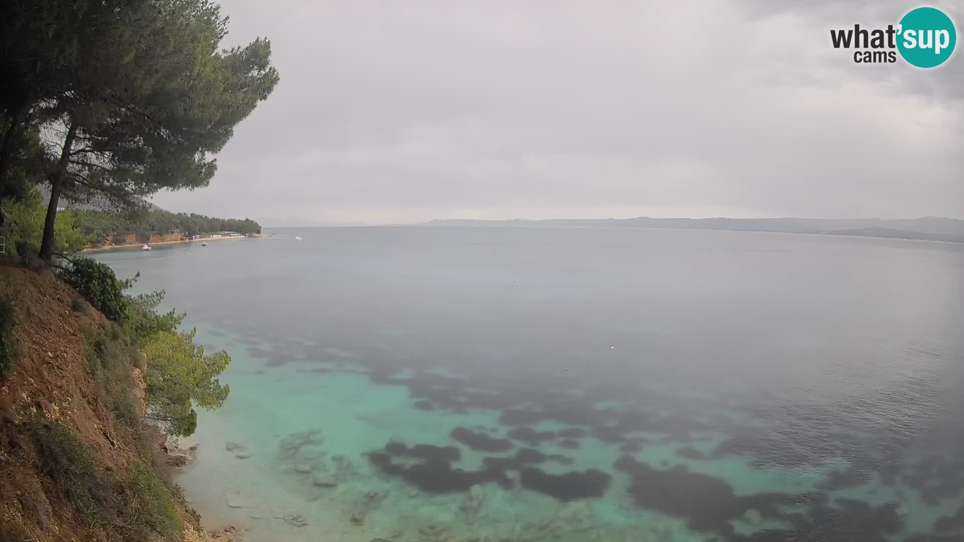 Webcam Playa Potočine Bol – Vista en vivo de Borak Beach, Isla de Brač