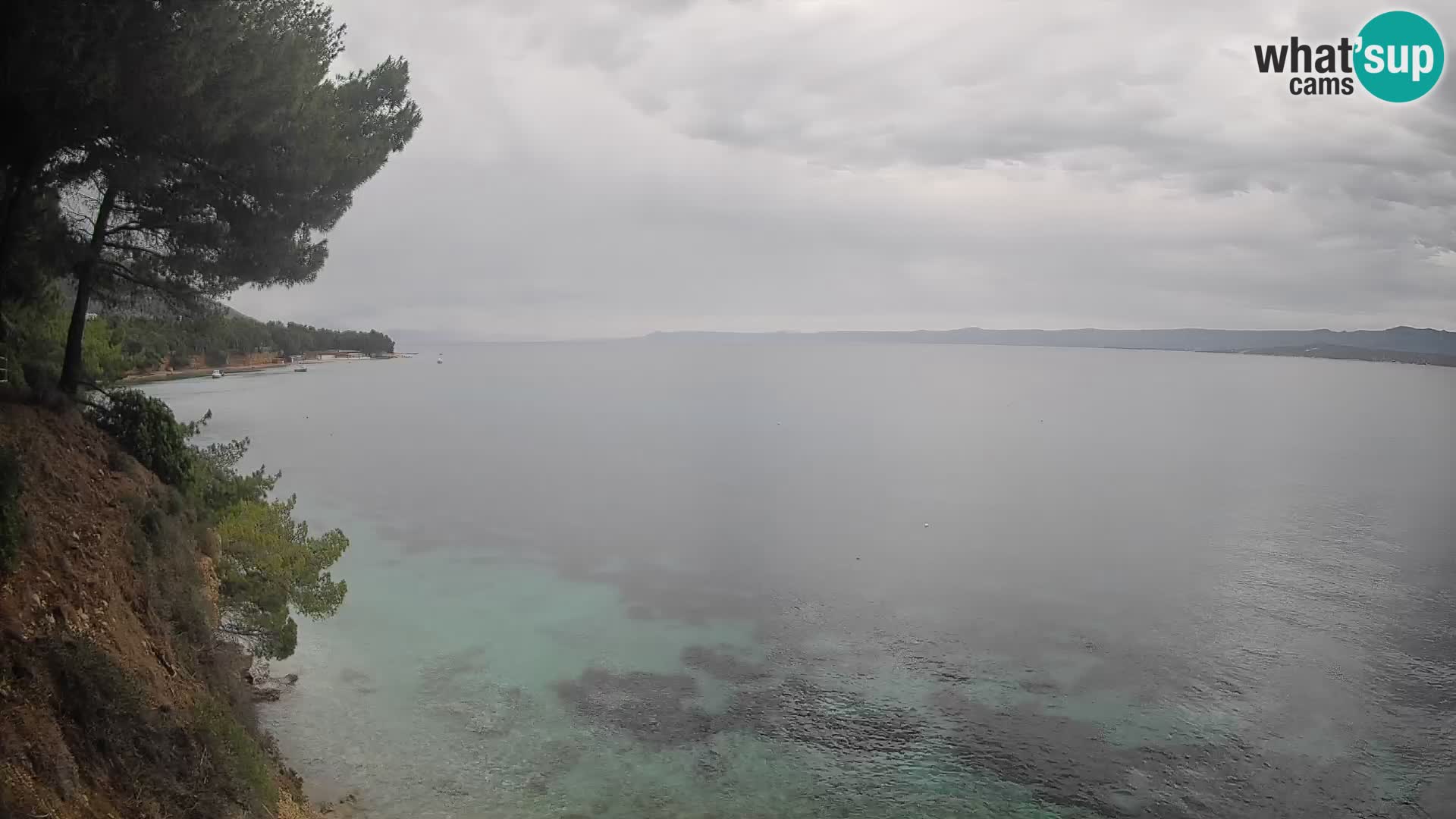 Web kamera Potočine Bol – Pogled uživo na plažu Borak, otok Brač