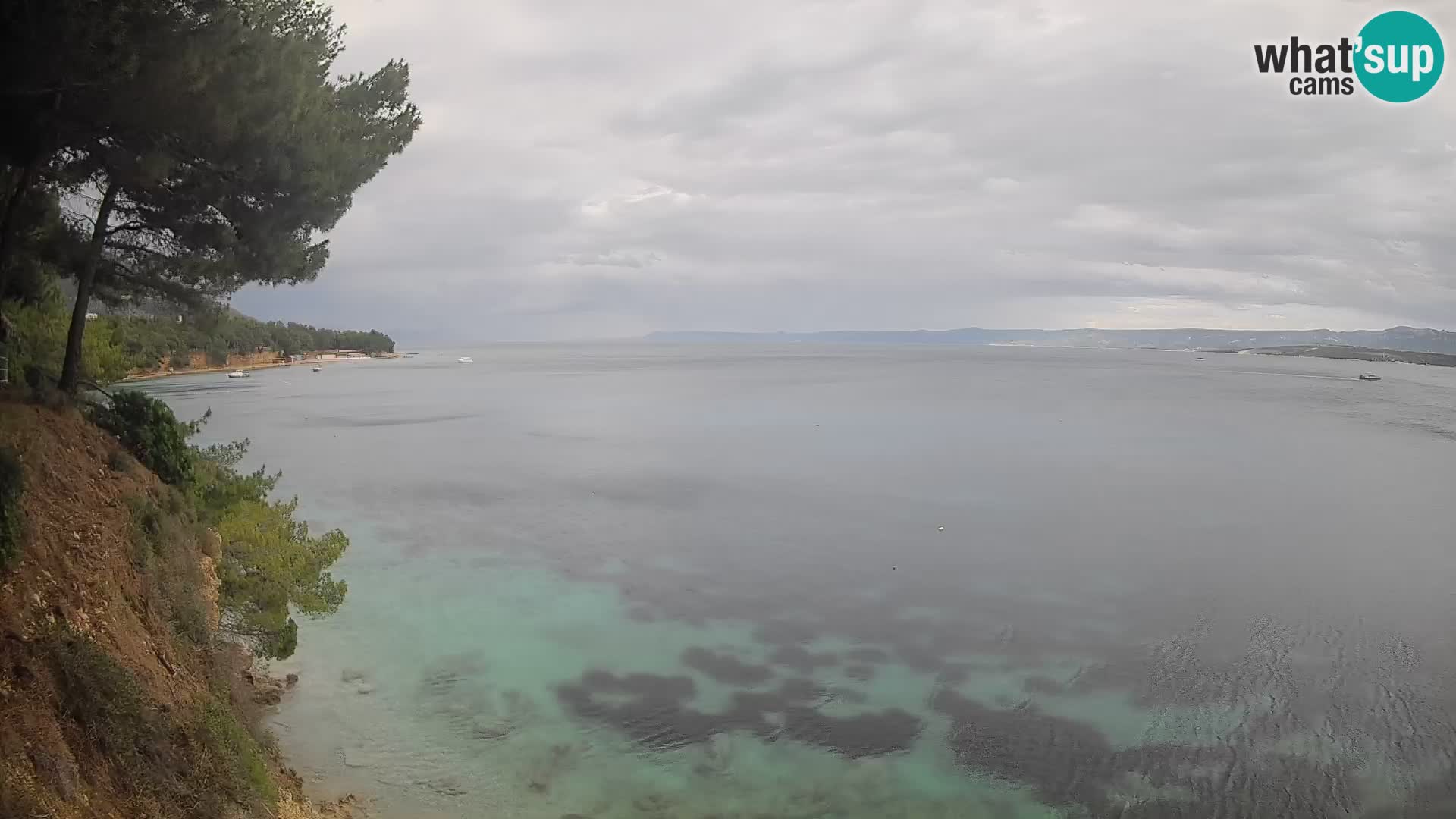 Webcam Playa Potočine Bol – Vista en vivo de Borak Beach, Isla de Brač