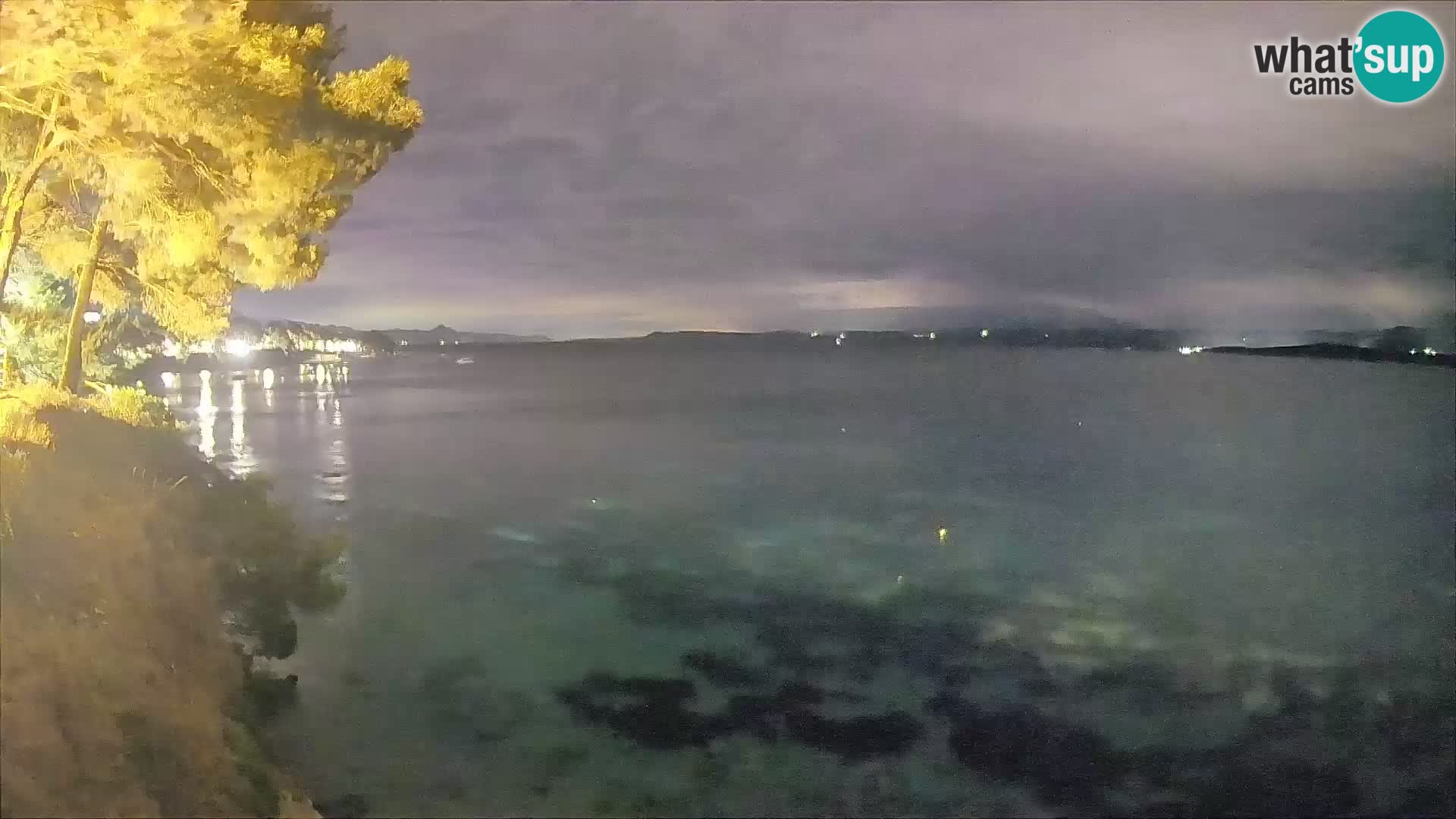 Webcam Spiaggia Potočine Bol – Vista live sulla spiaggia Borak, Isola di Brač