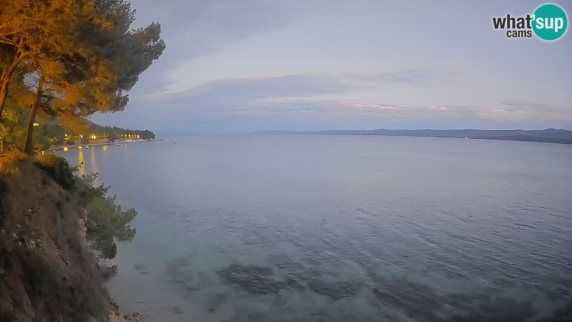 Webcam Potočine Beach Bol – Live View of Borak Beach, Brač Island