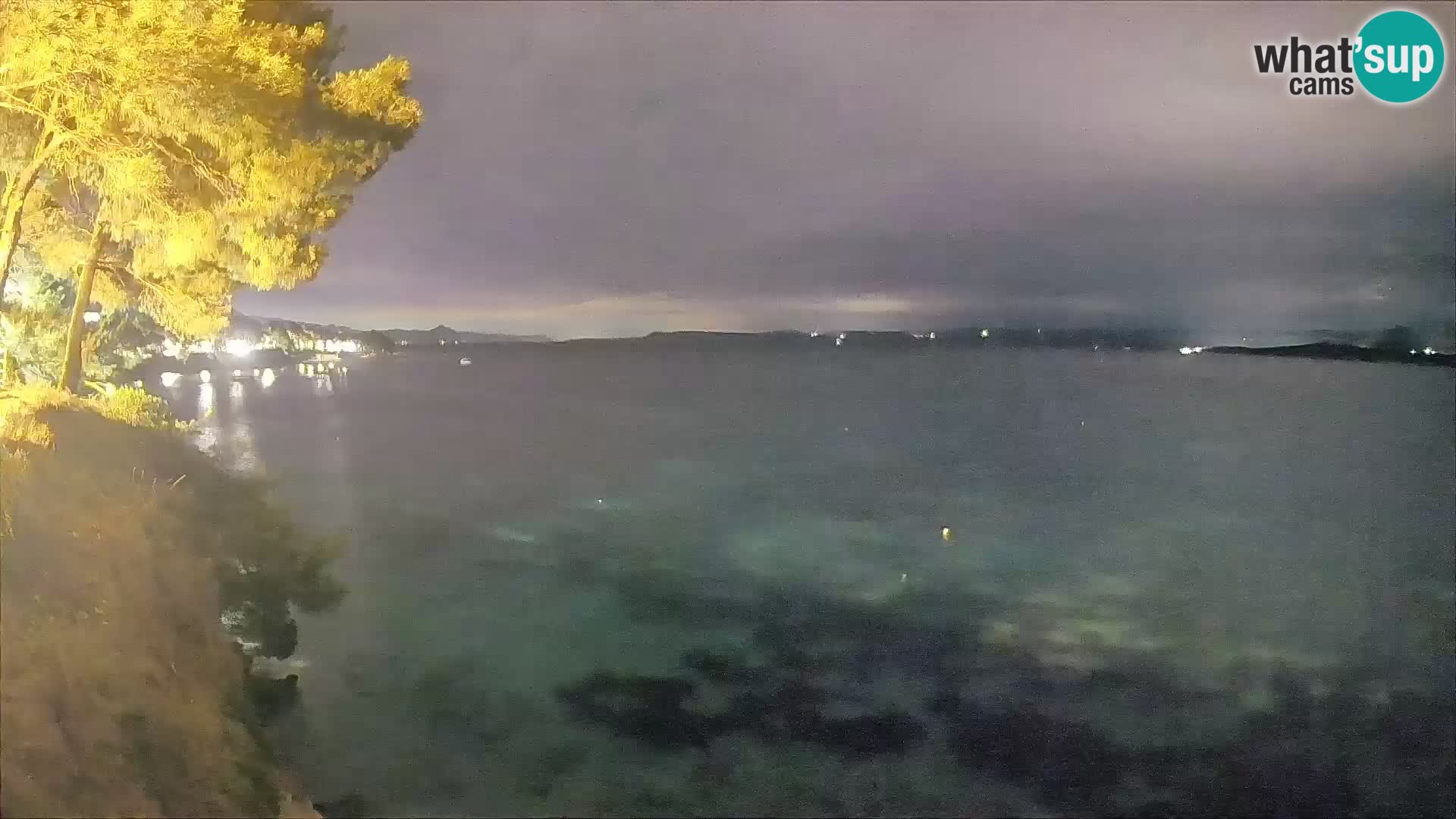 Spletna kamera Plaža Potočine Bol – Pogled v živo na plažo Borak, otok Brač