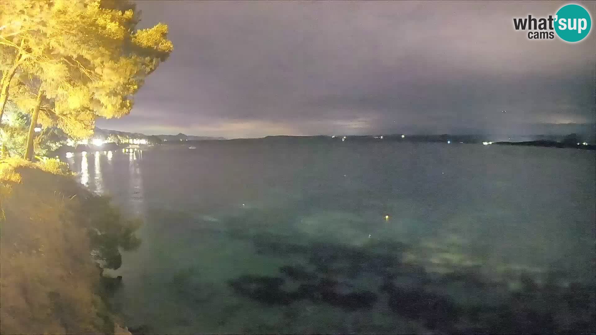 Webcam Spiaggia Potočine Bol – Vista live sulla spiaggia Borak, Isola di Brač
