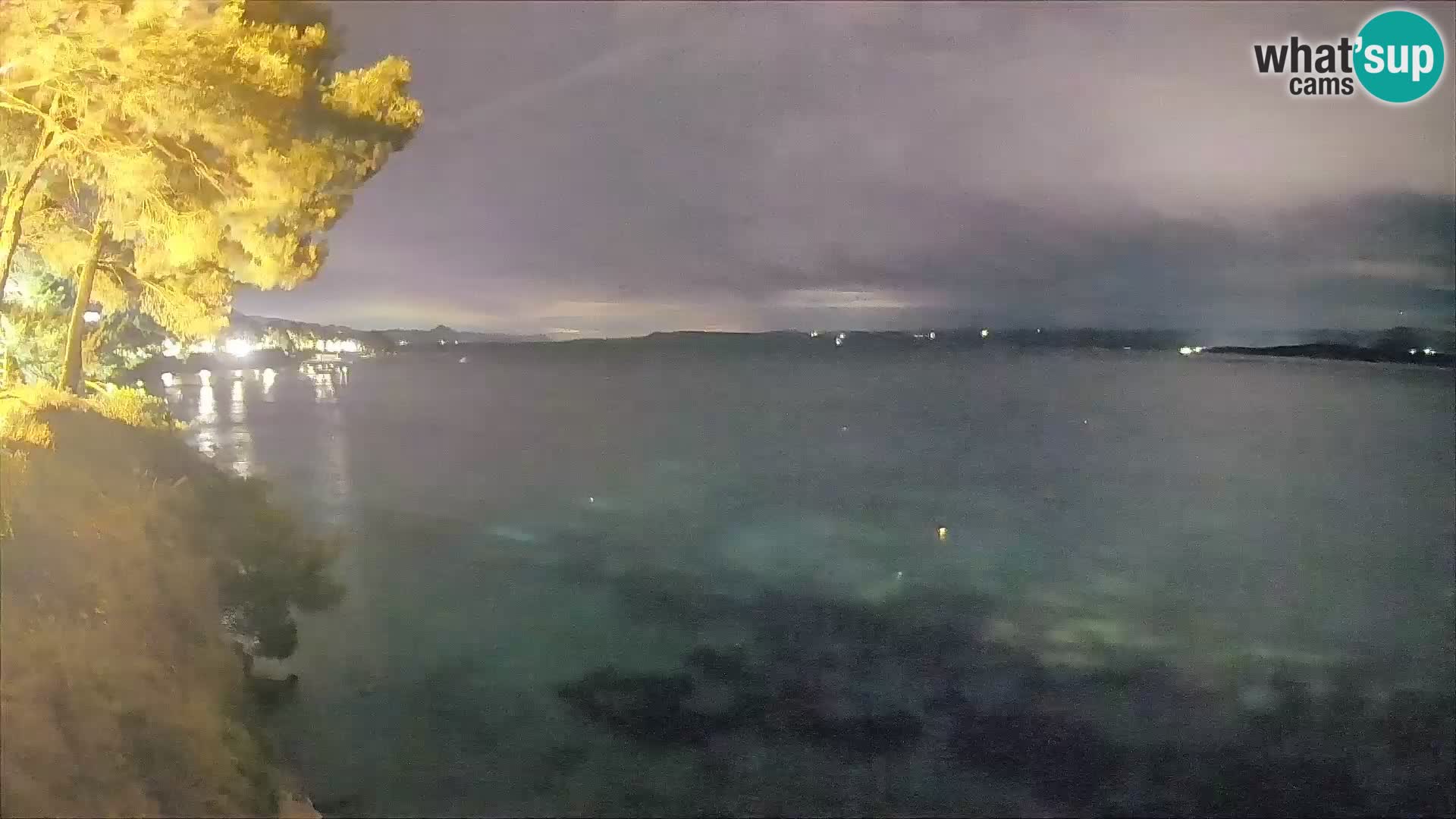 Webcam Spiaggia Potočine Bol – Vista live sulla spiaggia Borak, Isola di Brač