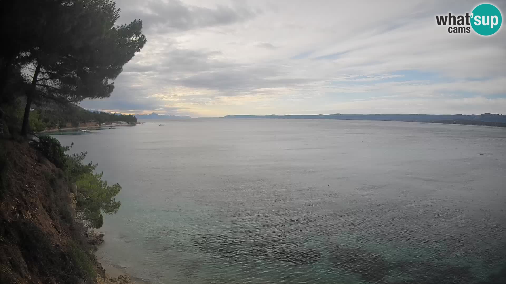 Webcam Spiaggia Potočine Bol – Vista live sulla spiaggia Borak, Isola di Brač