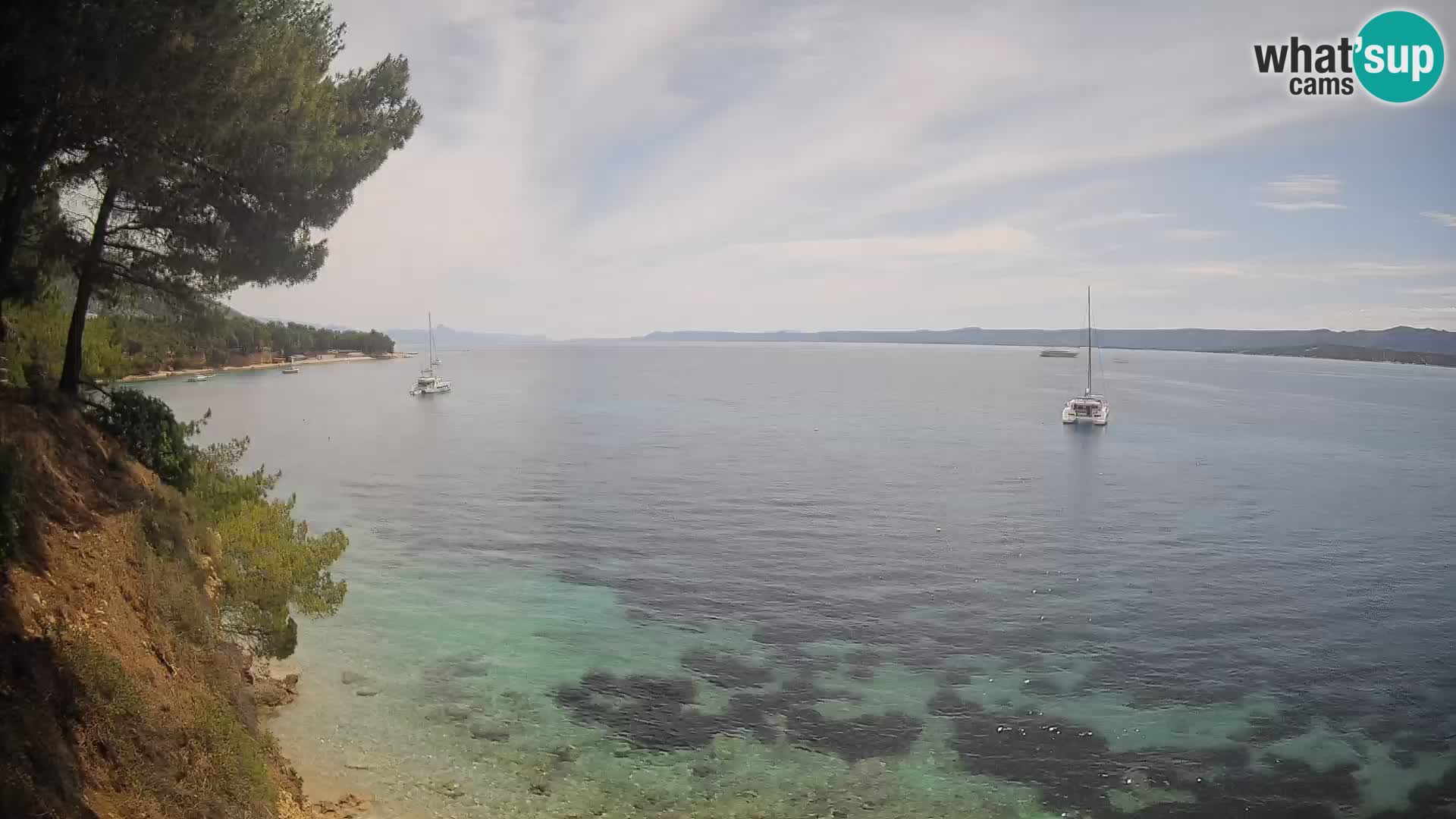 Webcam Strand Potočine Bol – Liveblick auf Borak Beach, Insel Brač