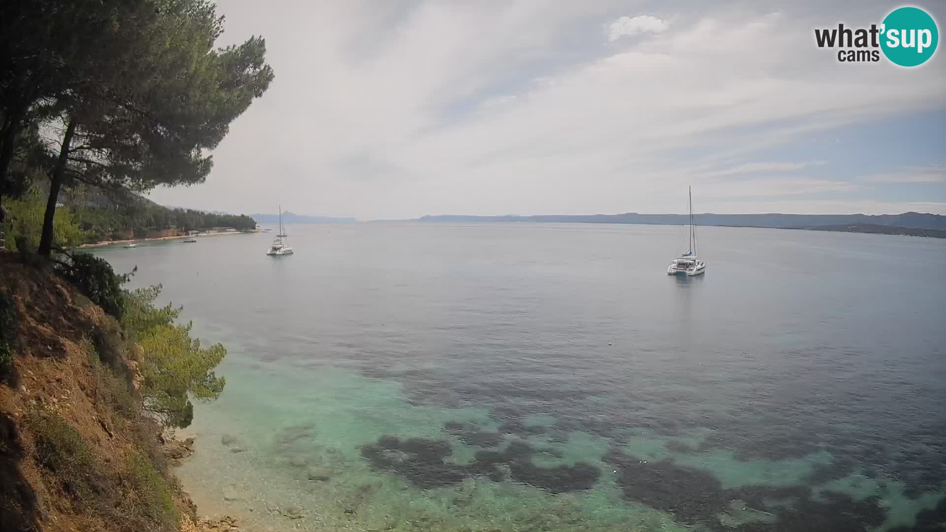 Webcam Potočine Beach Bol – Live View of Borak Beach, Brač Island