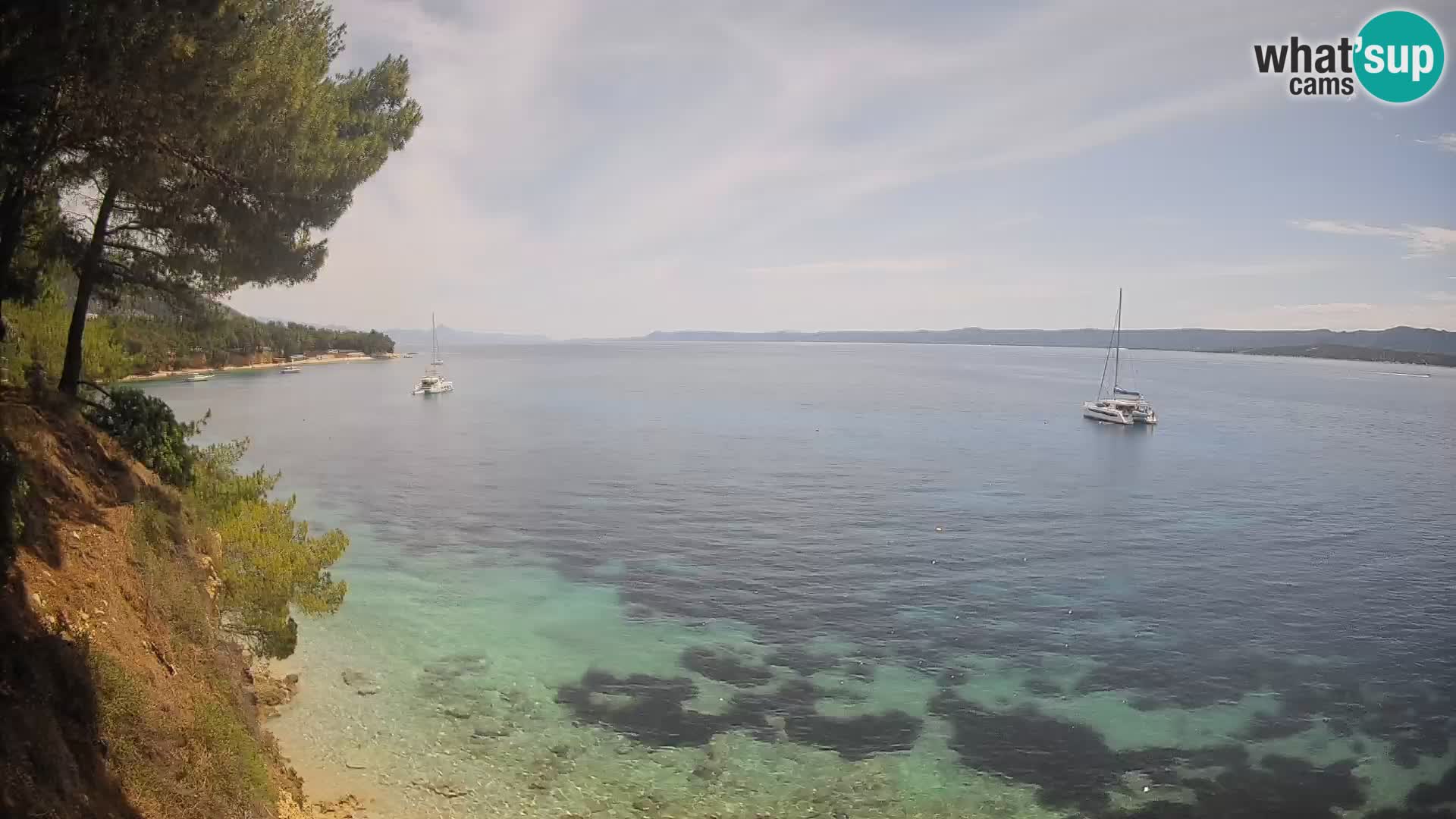 Webcam Potočine Beach Bol – Live View of Borak Beach, Brač Island