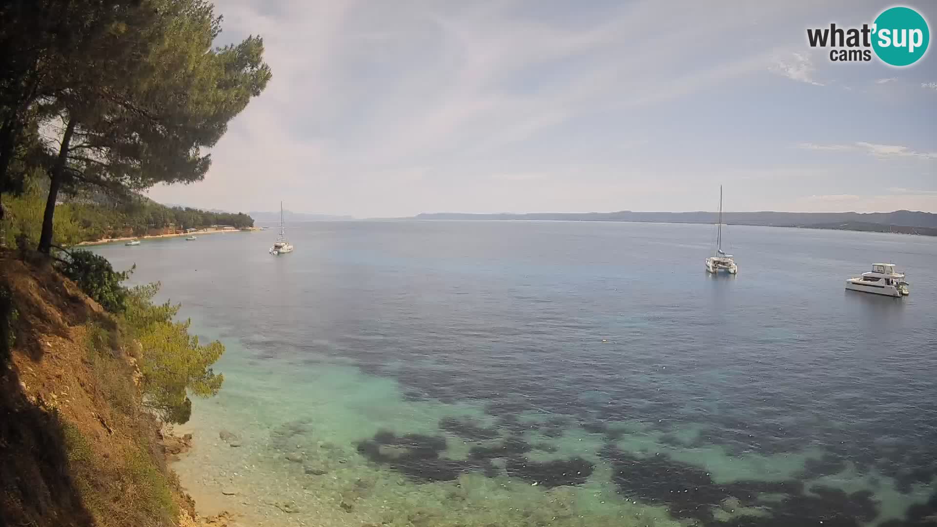 Webcam Potočine Beach Bol – Live View of Borak Beach, Brač Island