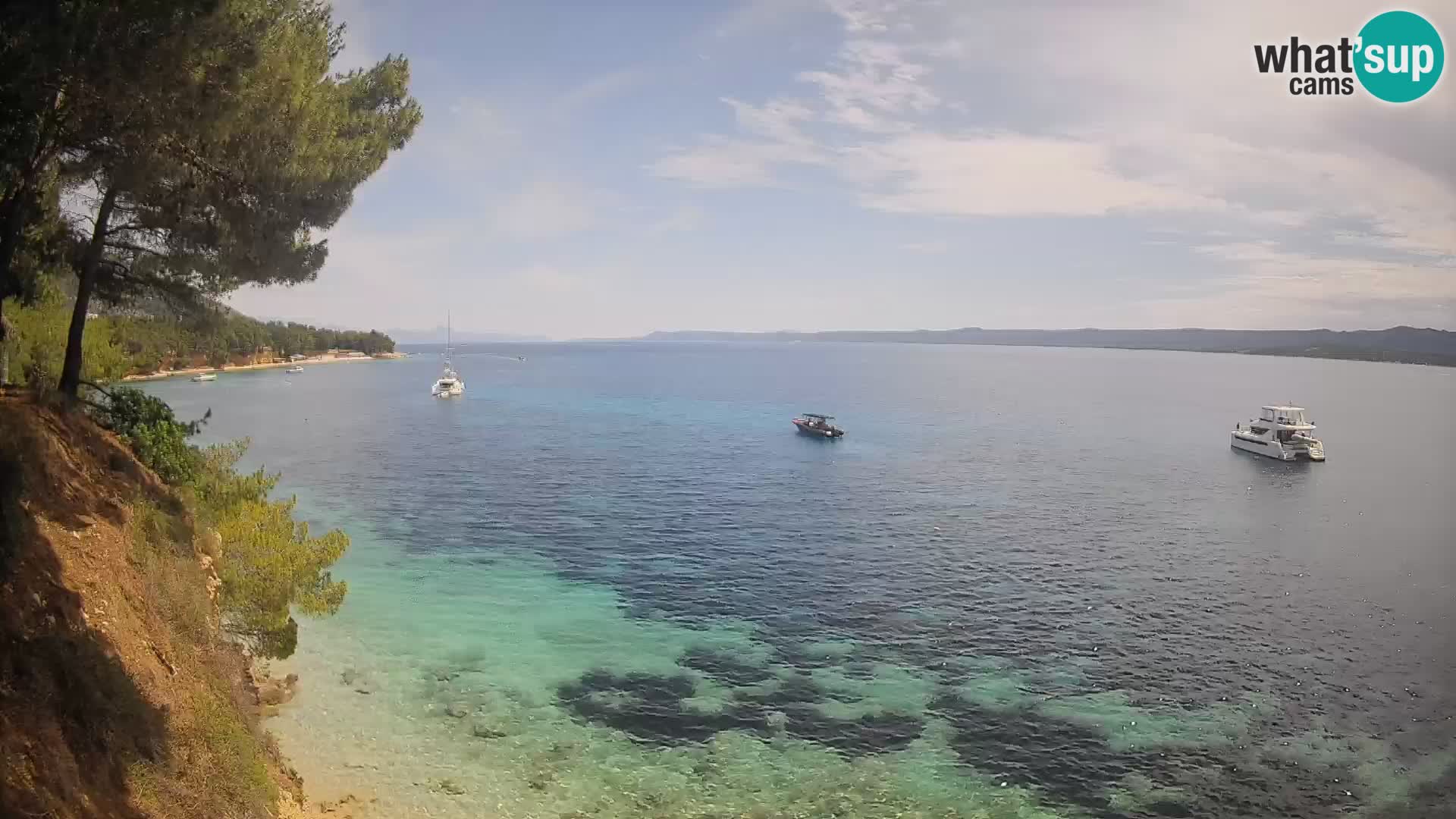 Webcam Potočine Beach Bol – Live View of Borak Beach, Brač Island