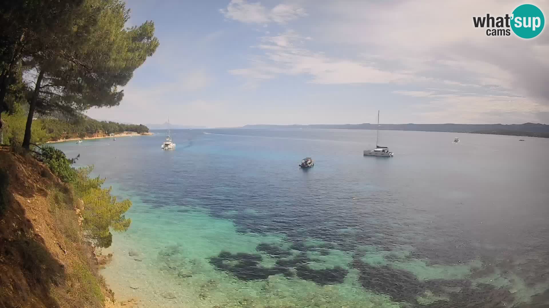 Webcam Strand Potočine Bol – Liveblick auf Borak Beach, Insel Brač