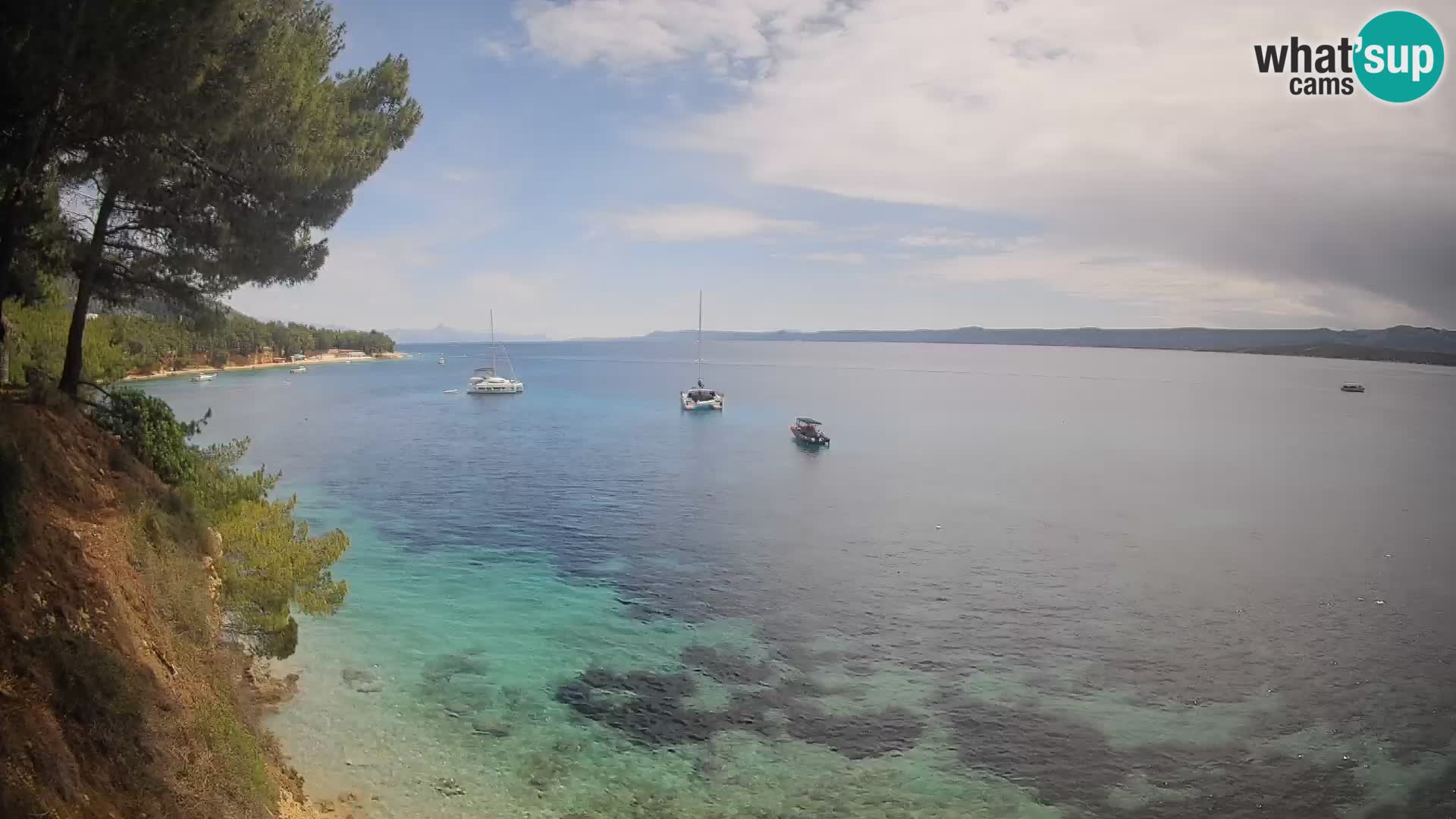Webcam Potočine Beach Bol – Live View of Borak Beach, Brač Island