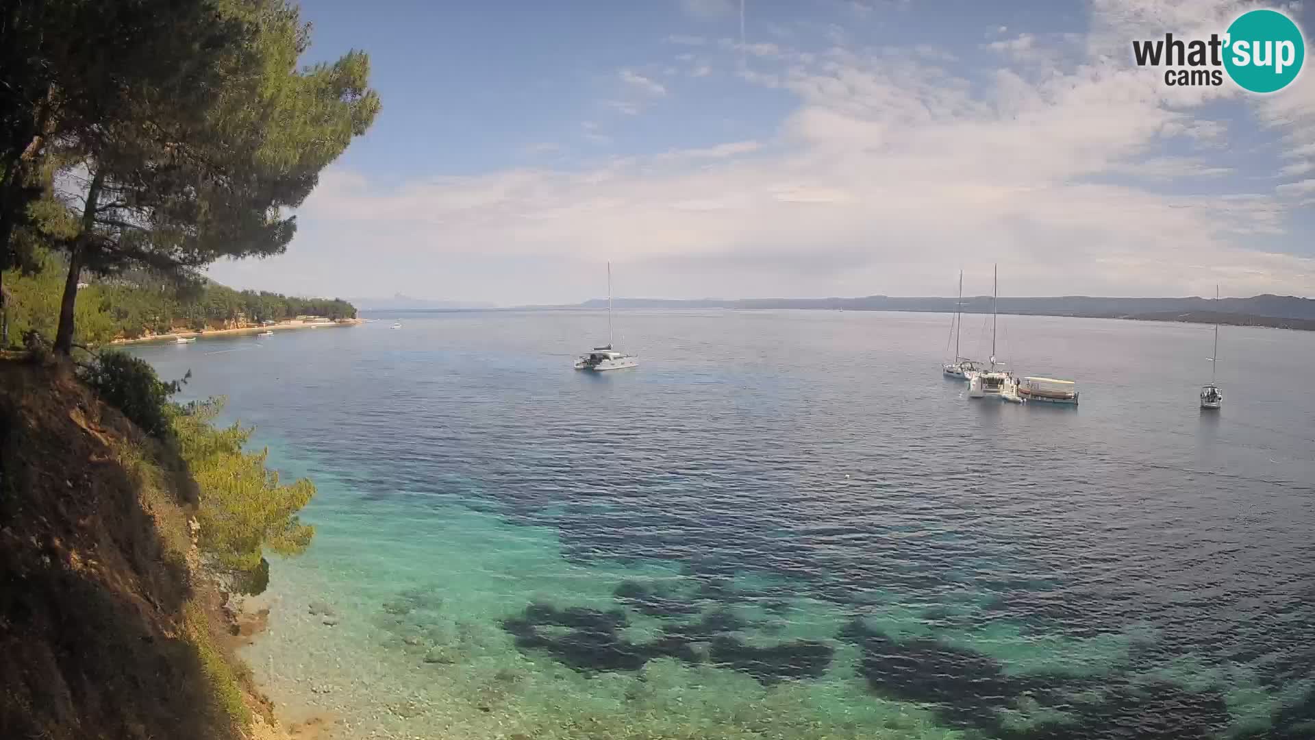 Webcam Potočine Beach Bol – Live View of Borak Beach, Brač Island