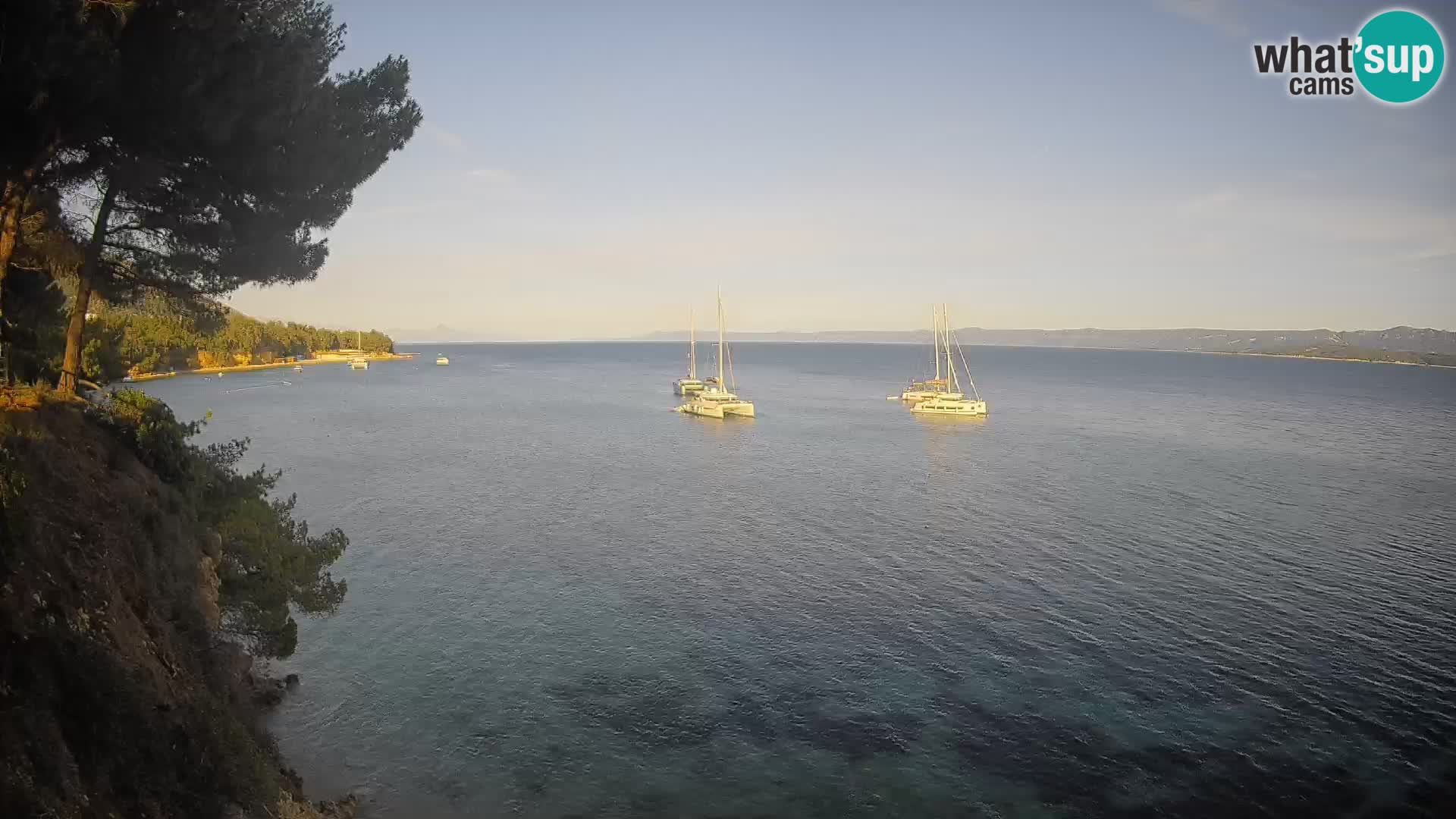 Webcam Strand Potočine Bol – Liveblick auf Borak Beach, Insel Brač