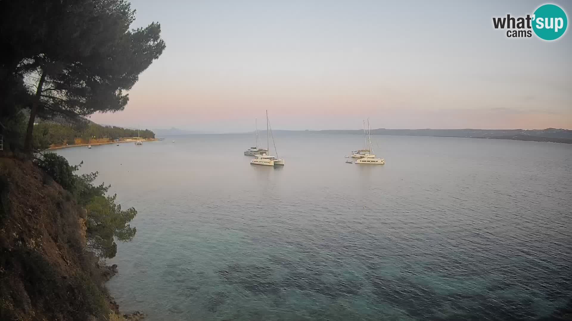 Webcam plage Potočine Bol – Vue en direct sur Borak Beach, île de Brač