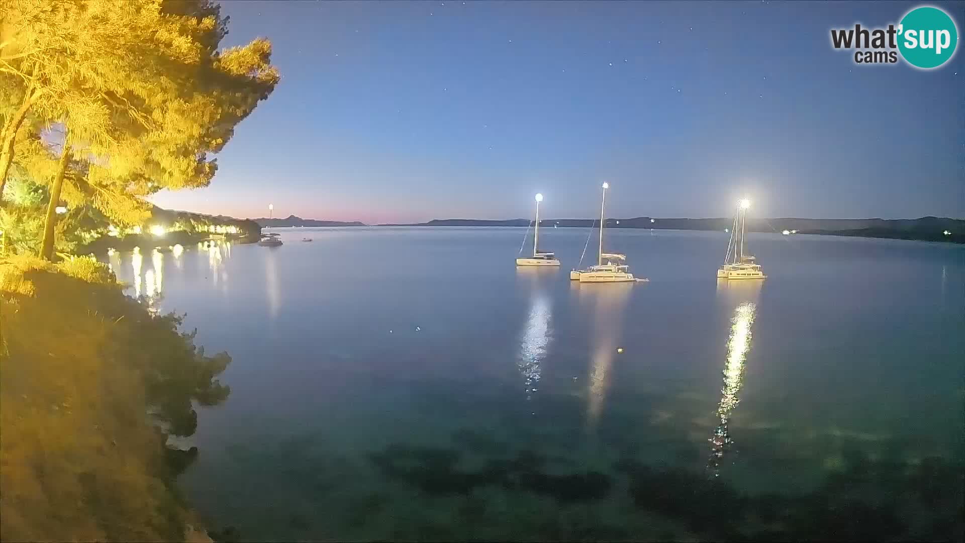 Webcam plage Potočine Bol – Vue en direct sur Borak Beach, île de Brač