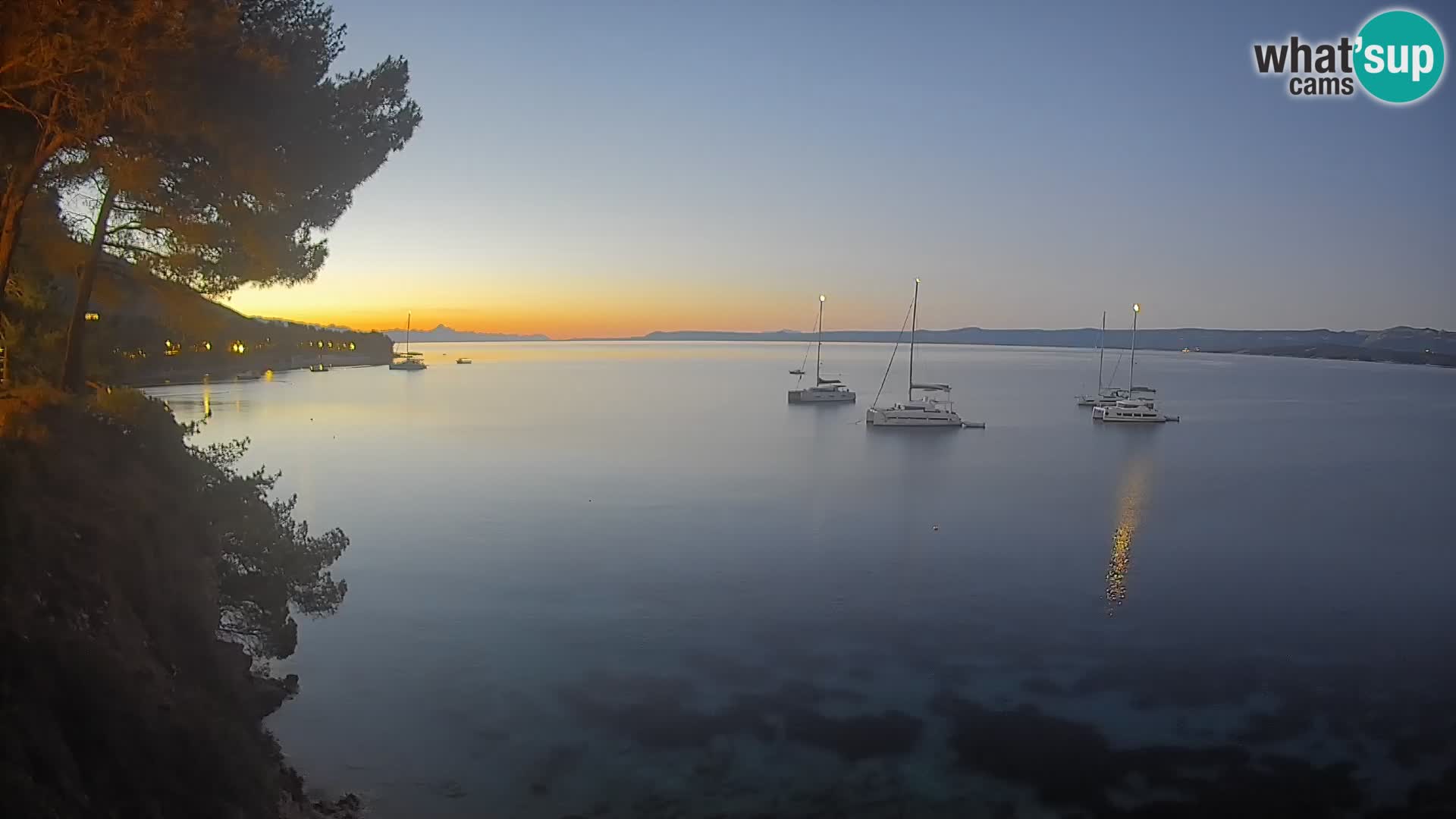 Webcam Potočine Beach Bol – Live View of Borak Beach, Brač Island