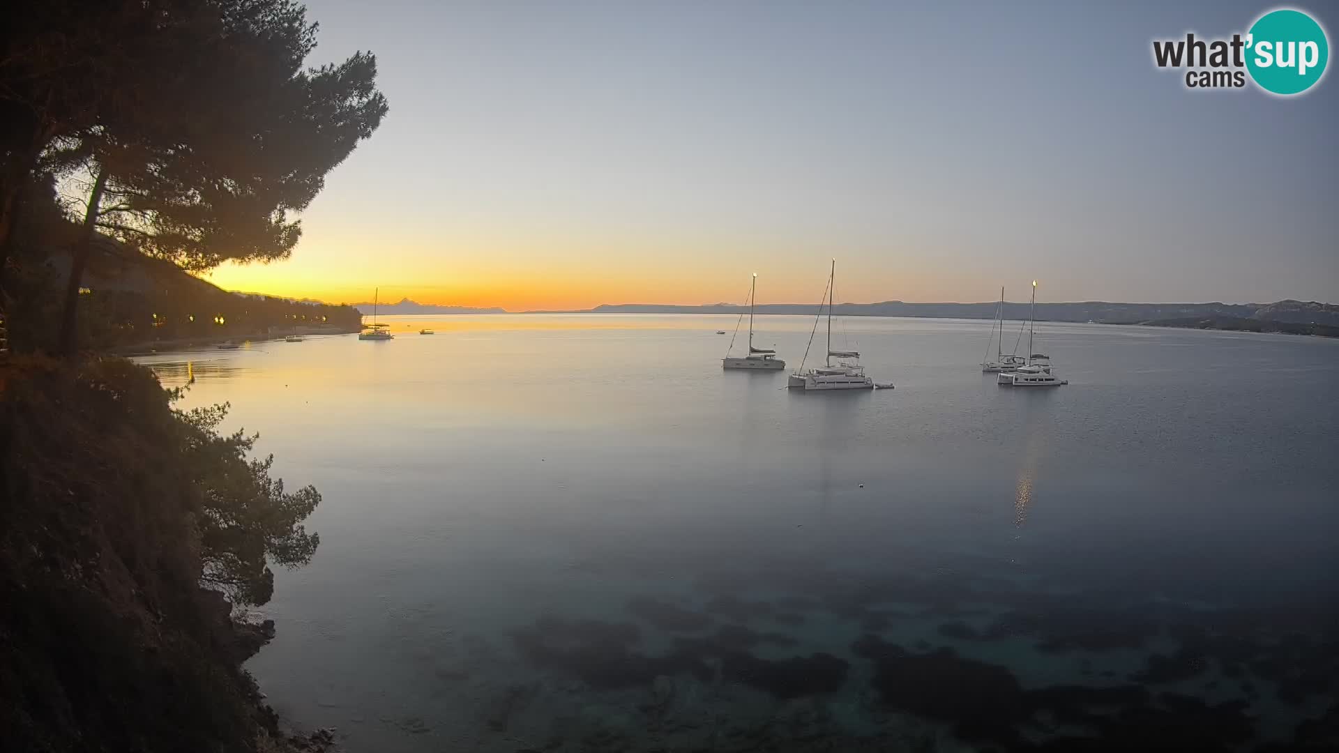 Webcam Potočine Beach Bol – Live View of Borak Beach, Brač Island