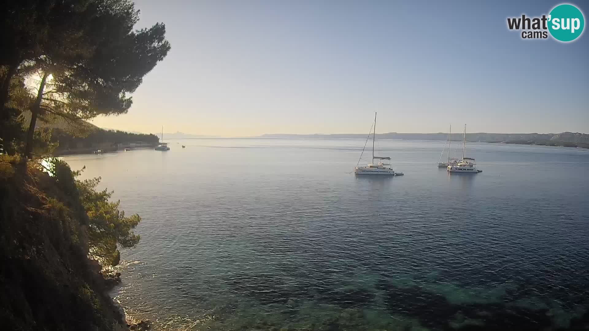 Webcam Strand Potočine Bol – Liveblick auf Borak Beach, Insel Brač