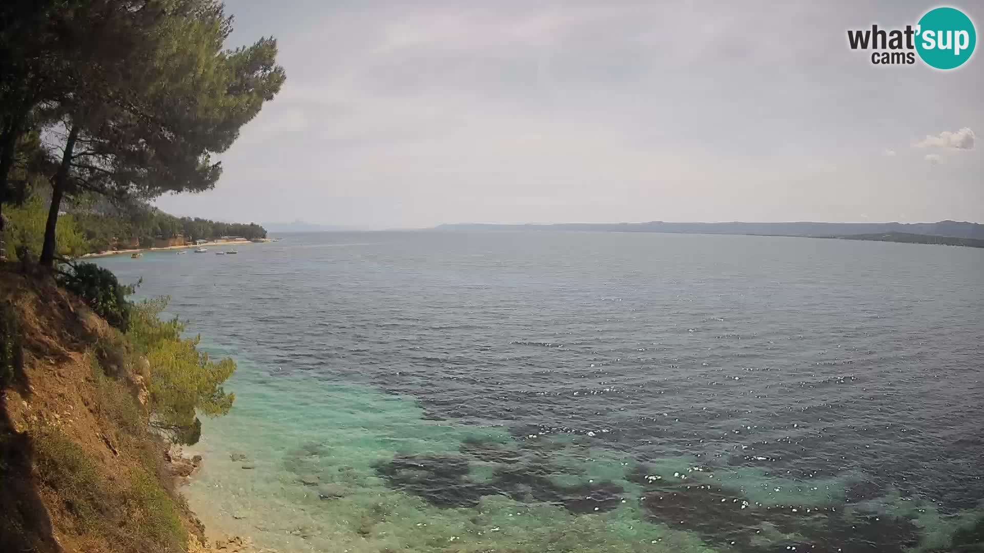 Webcam plage Potočine Bol – Vue en direct sur Borak Beach, île de Brač