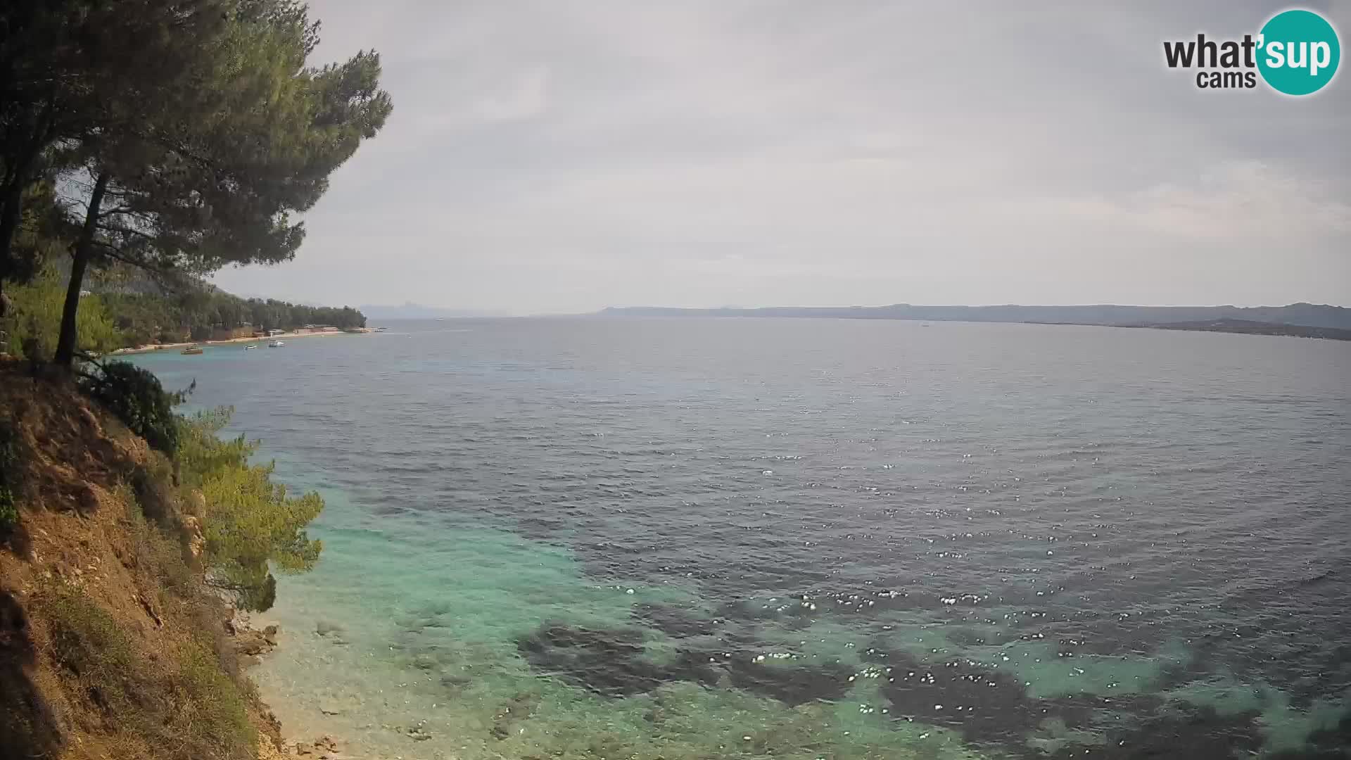 Webcam Potočine Beach Bol – Live View of Borak Beach, Brač Island